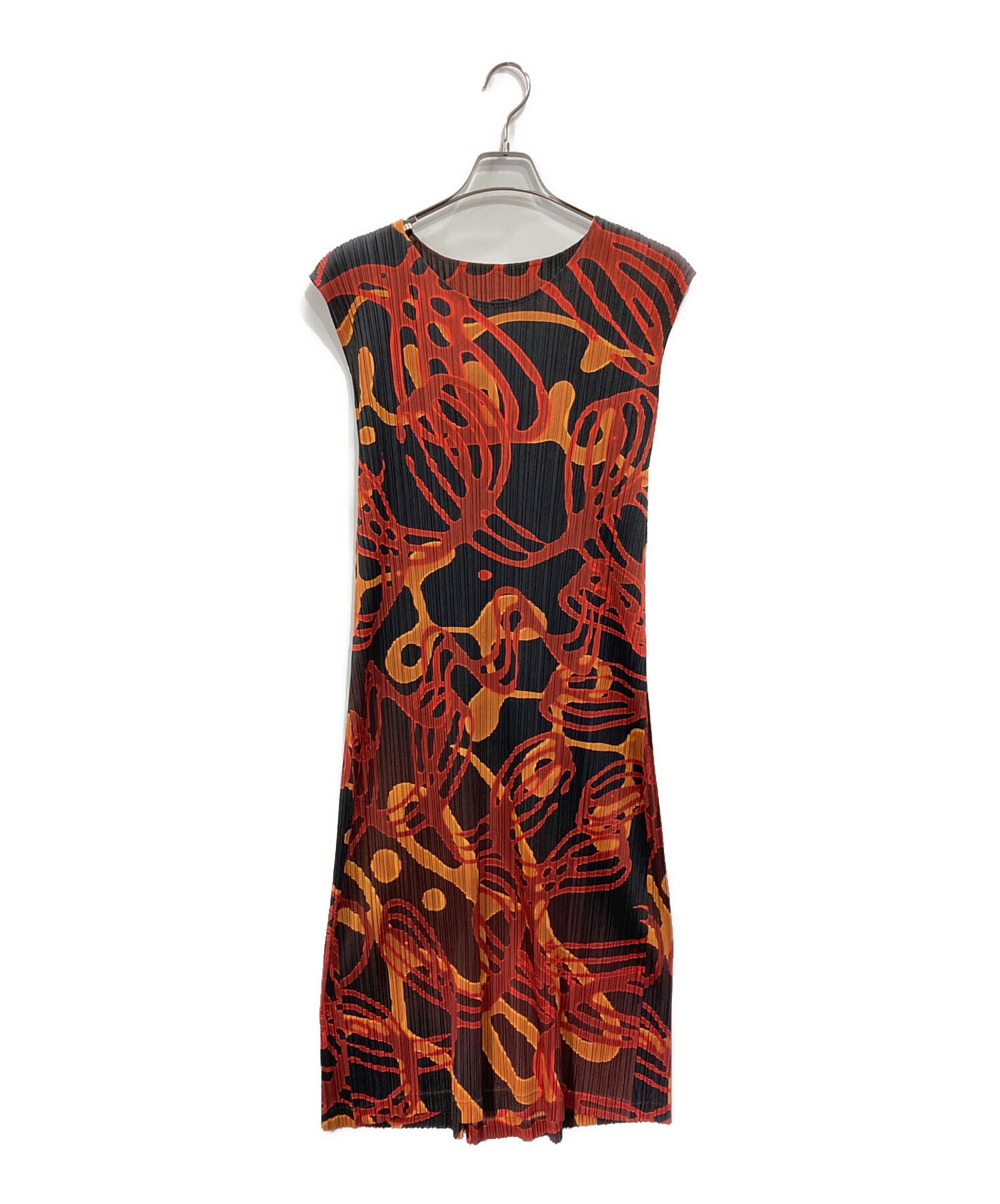 中古・古着通販】PLEATS PLEASE (プリーツプリーズ) 総柄ワンピース