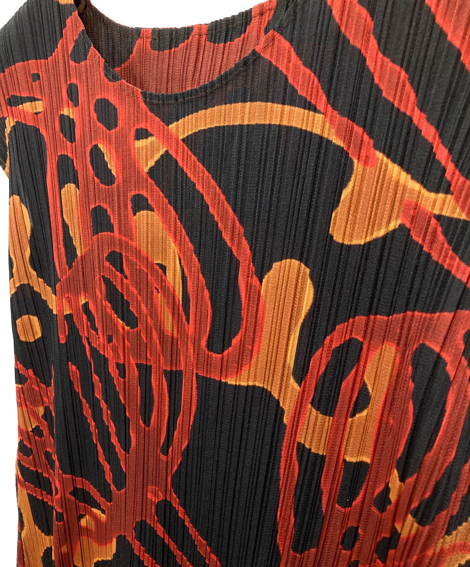 中古・古着通販】PLEATS PLEASE (プリーツプリーズ) 総柄ワンピース