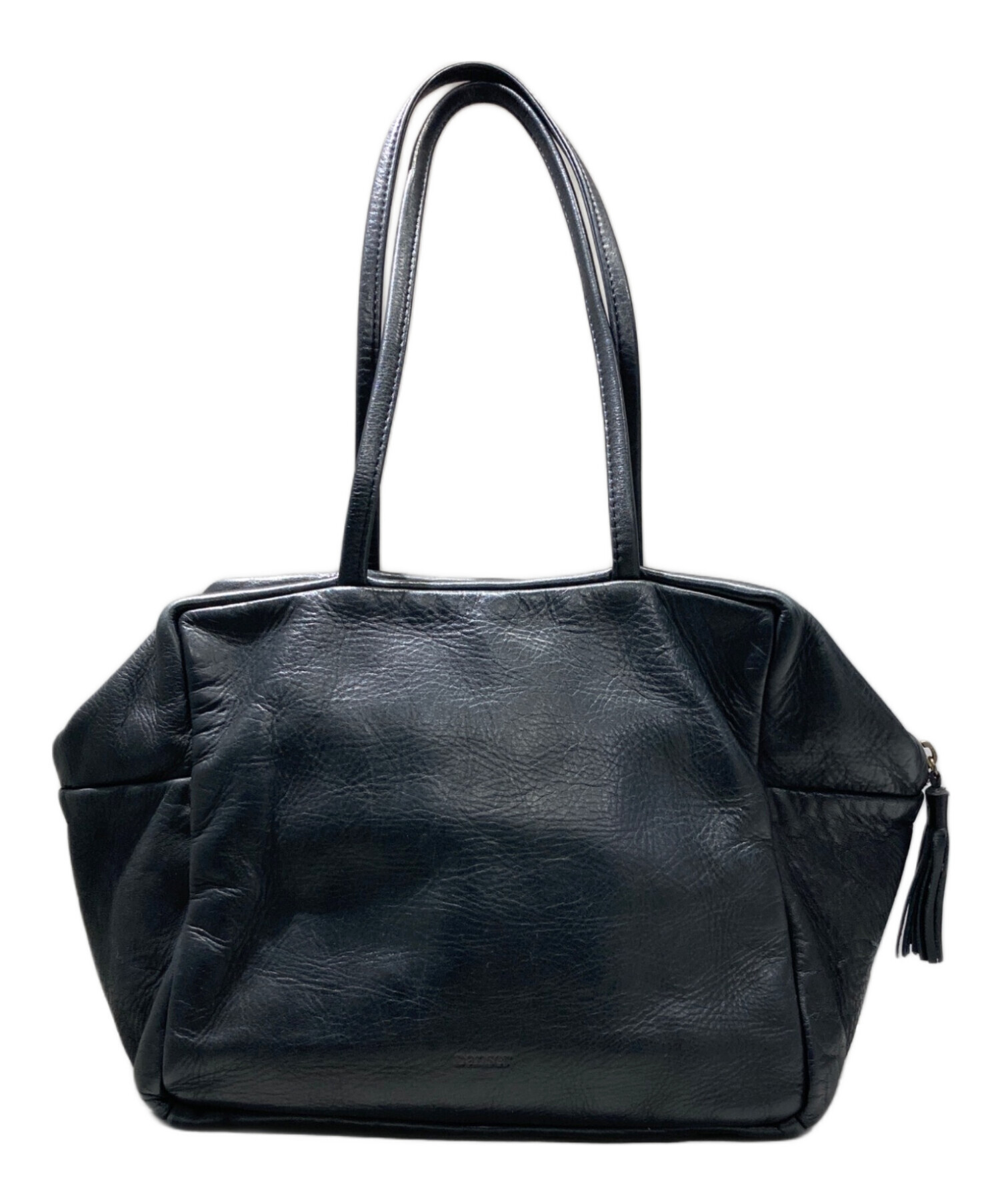 中古・古着通販】Danser (ダンサー) レザーショルダーバッグ ブラック
