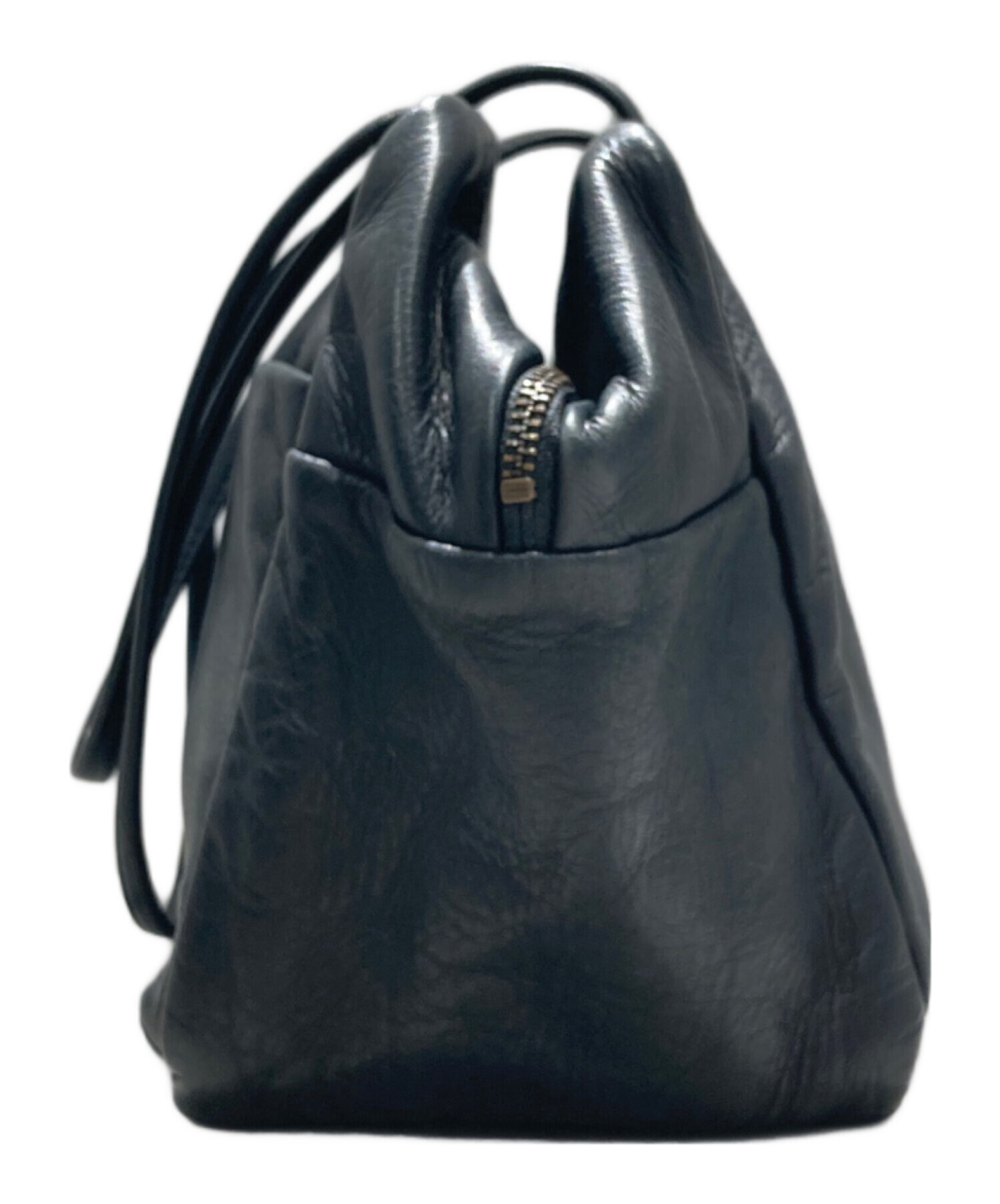 中古・古着通販】Danser (ダンサー) レザーショルダーバッグ ブラック