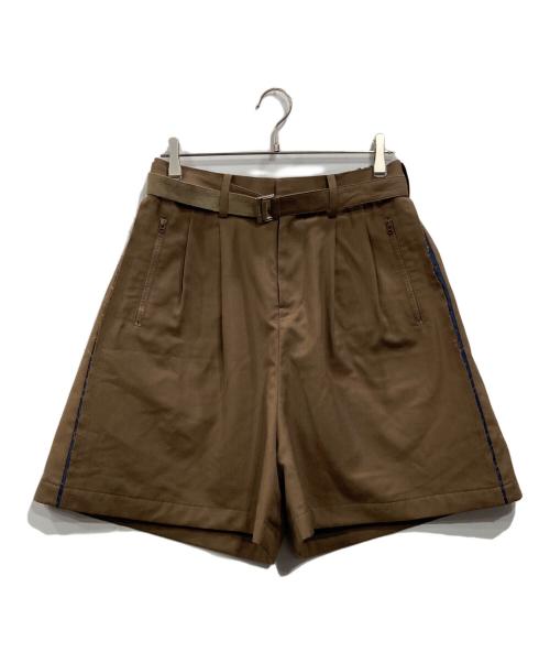 中古・古着通販】sacai (サカイ) ハーフパンツ ブラウン サイズ:2