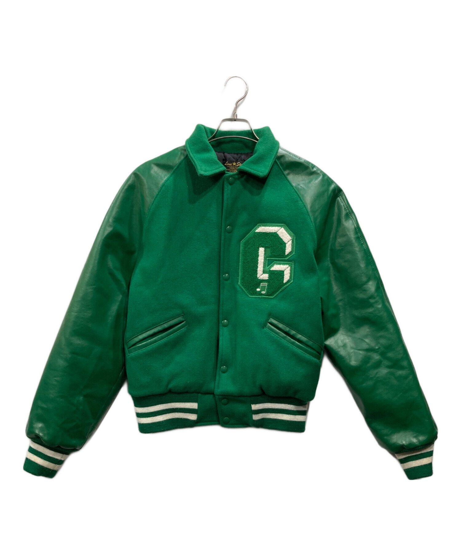 中古・古着通販】LONESTAR (ローンスター) スタジャン グリーン サイズ