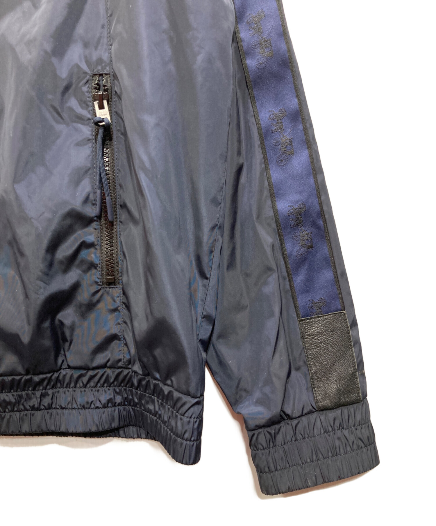 中古・古着通販】COACH (コーチ) ジップジャケット ネイビー サイズ:48
