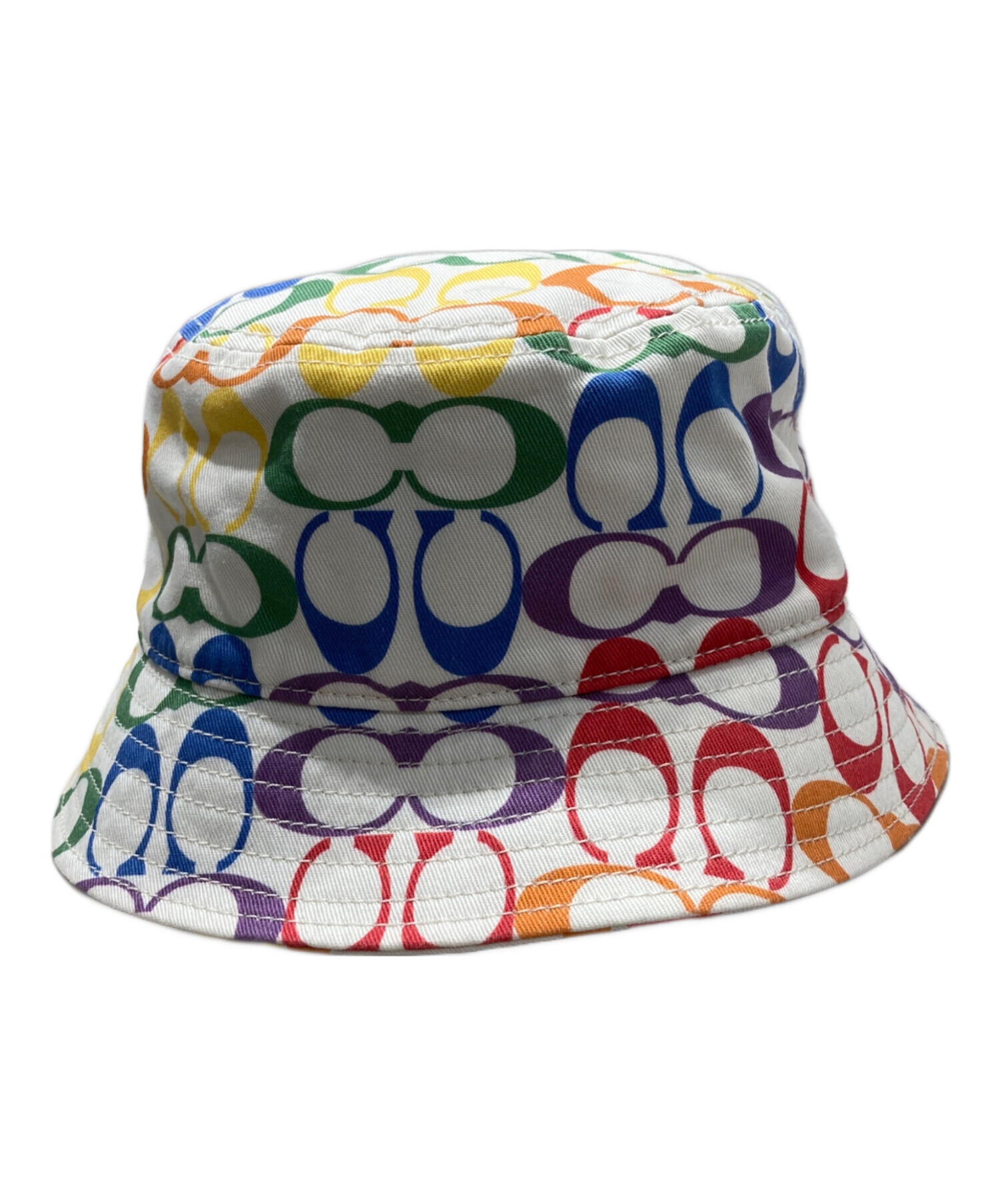 中古・古着通販】COACH (コーチ) レインボー シグネチャー バケット