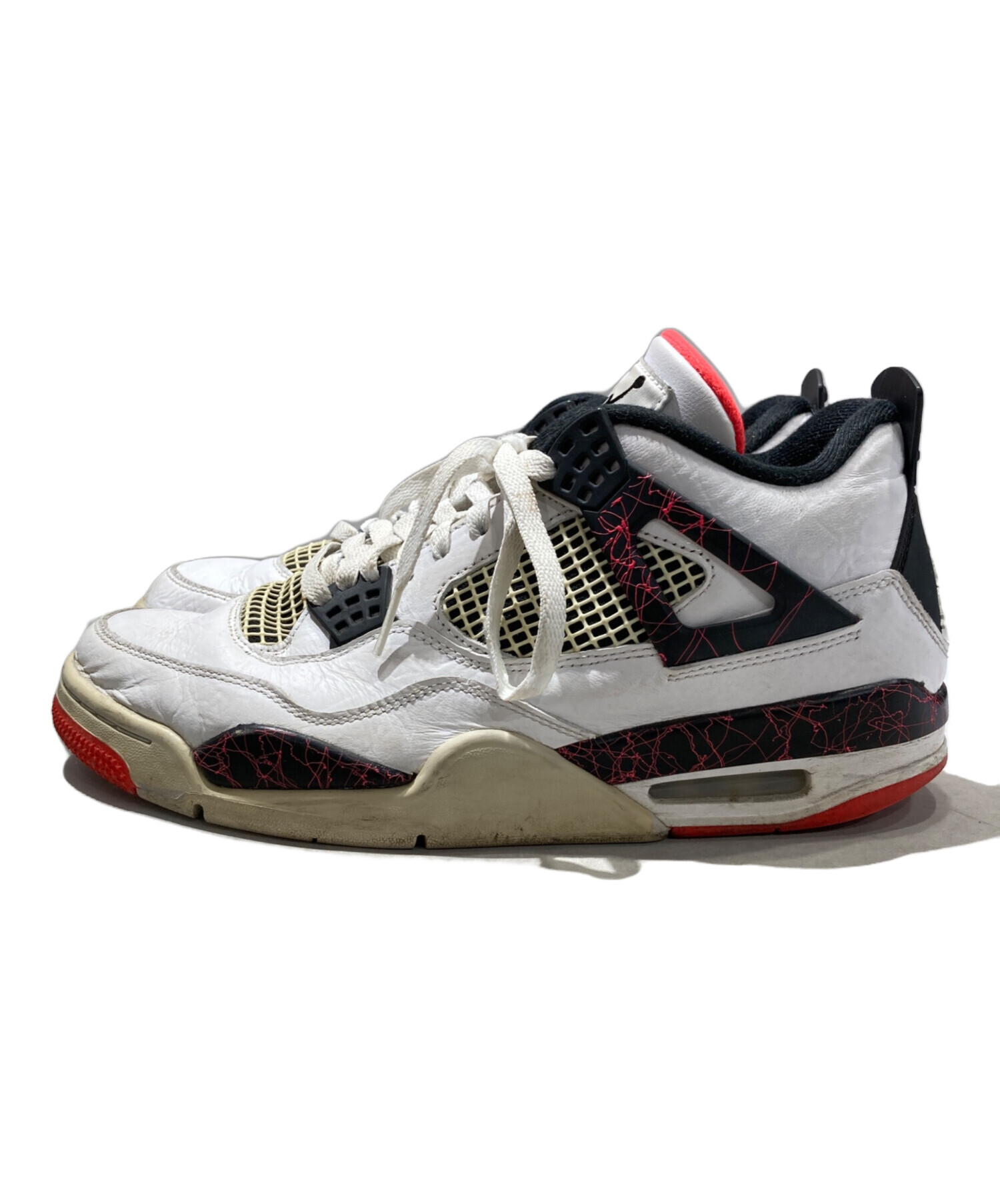 中古・古着通販】NIKE (ナイキ) Air Jordan 4 Retro ホワイト サイズ 