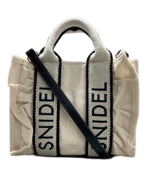 中古・古着通販】Snidel (スナイデル) フリルロゴミニバッグ