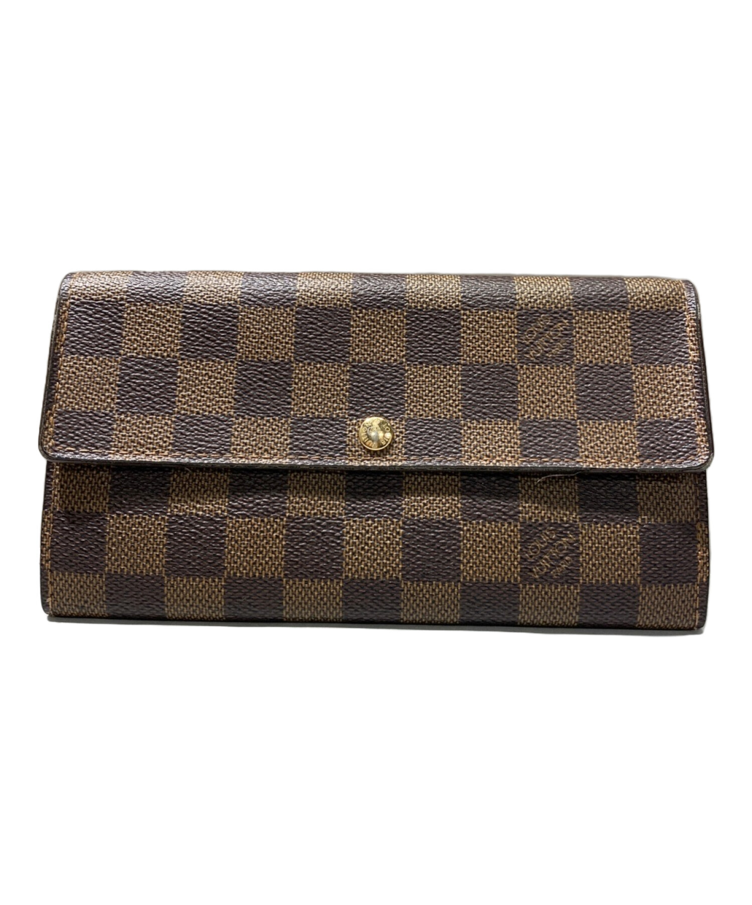 中古・古着通販】LOUIS VUITTON (ルイ ヴィトン) 長財布 ブラウン