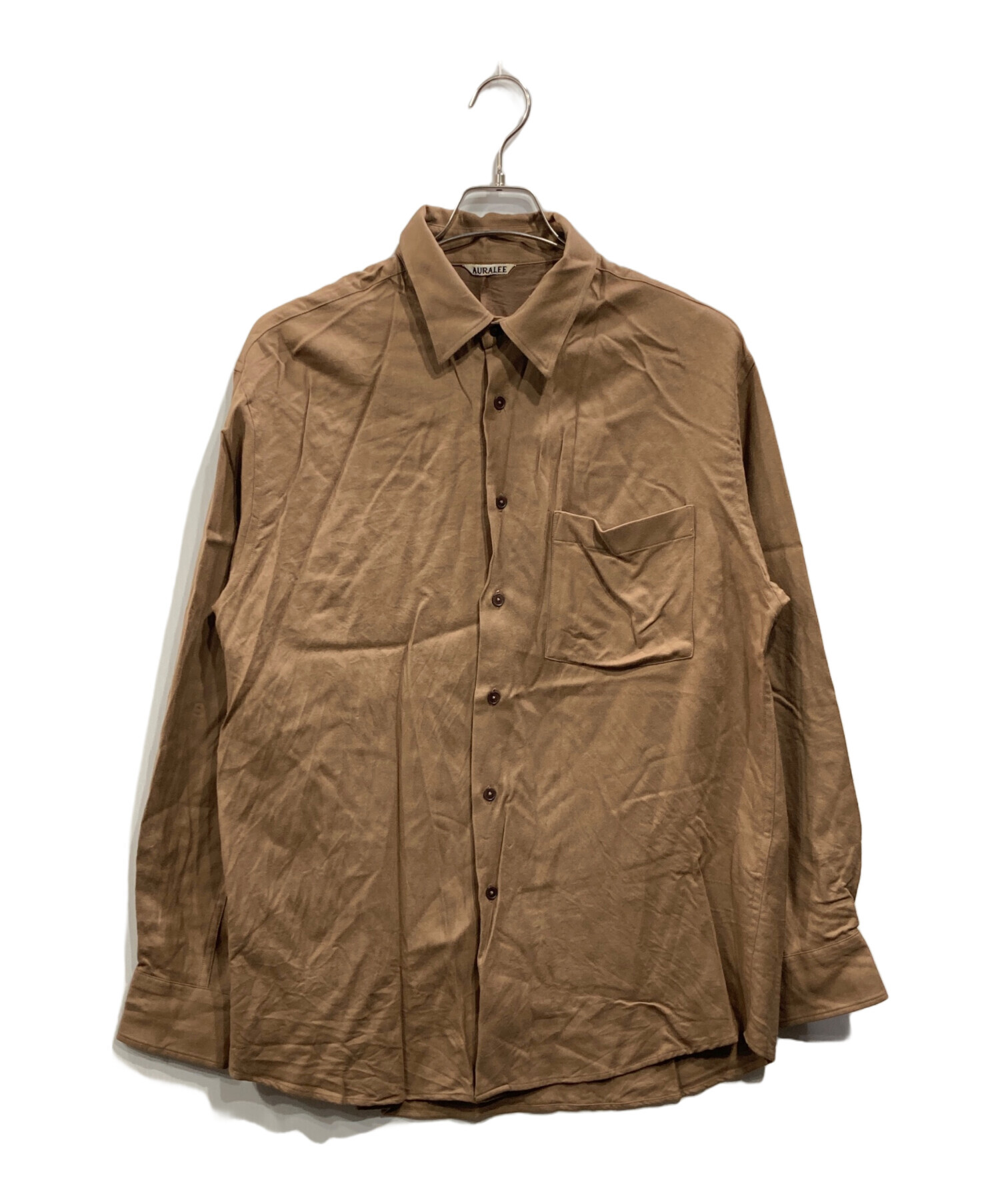 中古・古着通販】AURALEE (オーラリー) スーパーライトウールシャツ