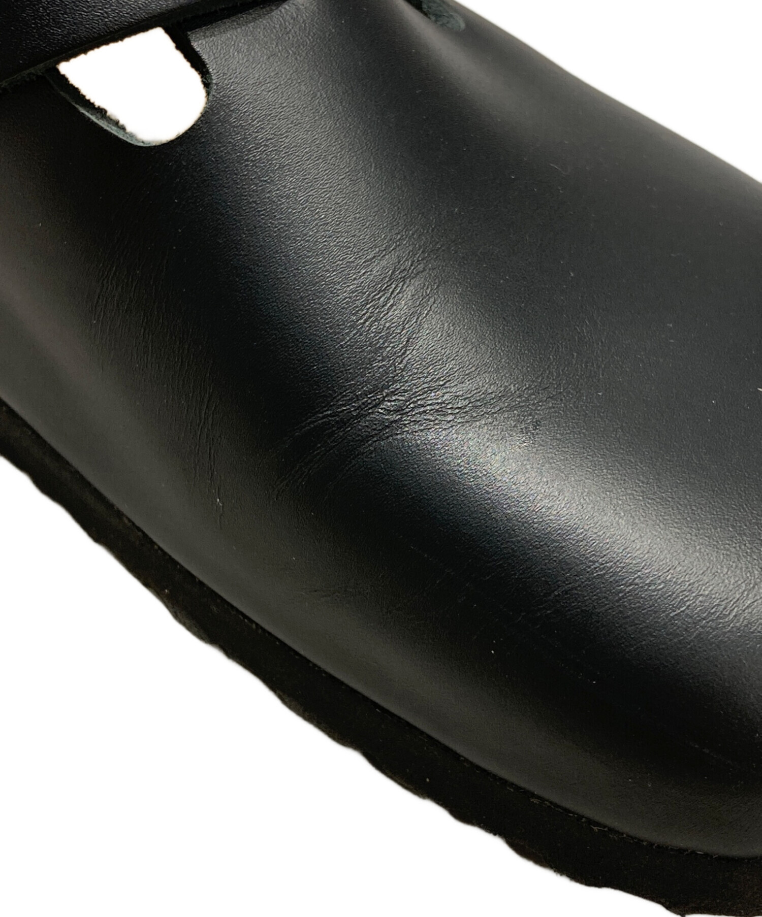 ビルケンシュトック　サイズ42（27cm相当） ブラックレザー 美品 中古・古着通販】BIRKENSTOCK (ビルケンシュトック) ボストン レザー