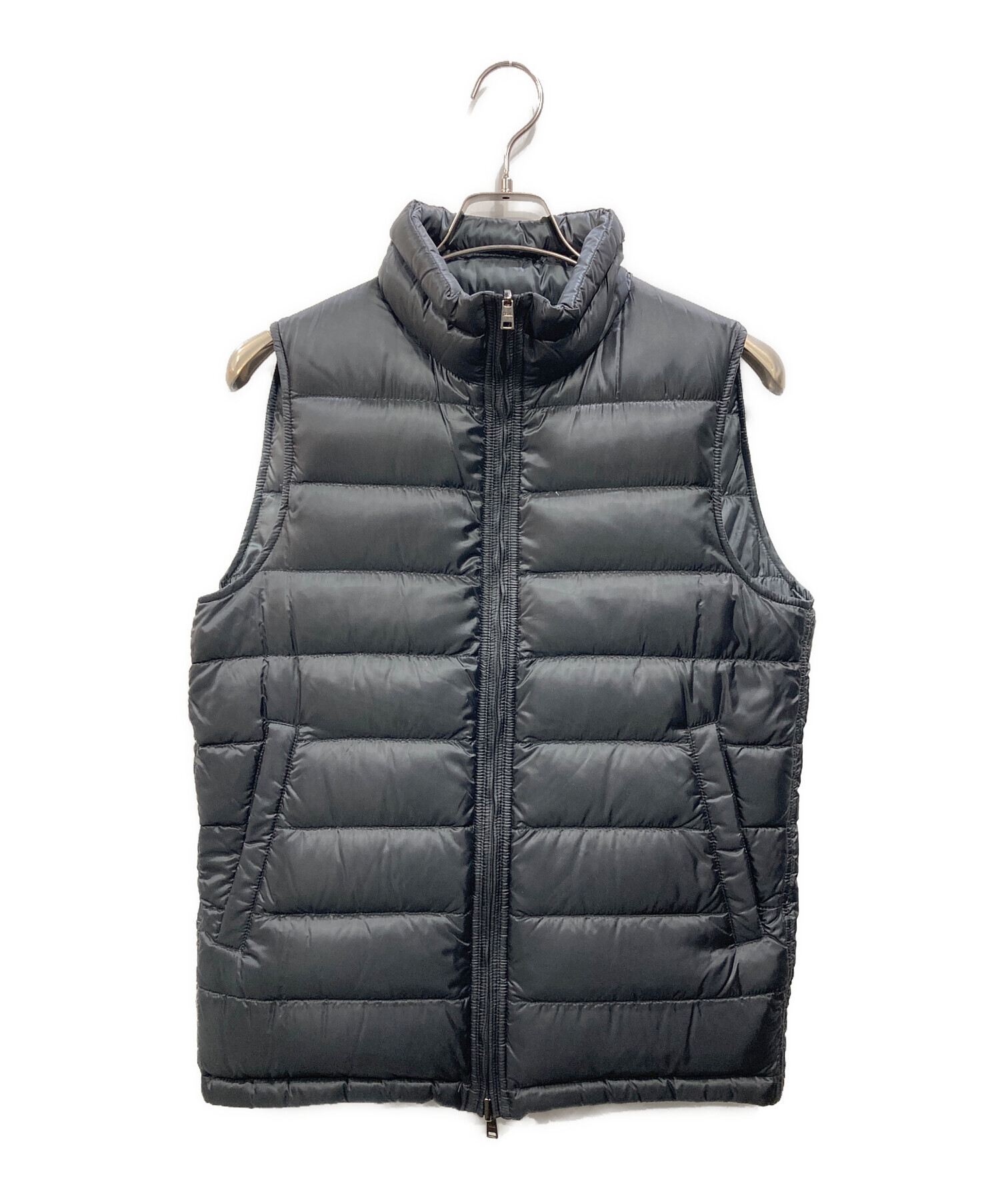 【美品】HERNO ヘルノ リバーシブル ベスト イタリア製 S 中古・古着通販】HERNO (ヘルノ) リバーシブルダウンベスト ブラック