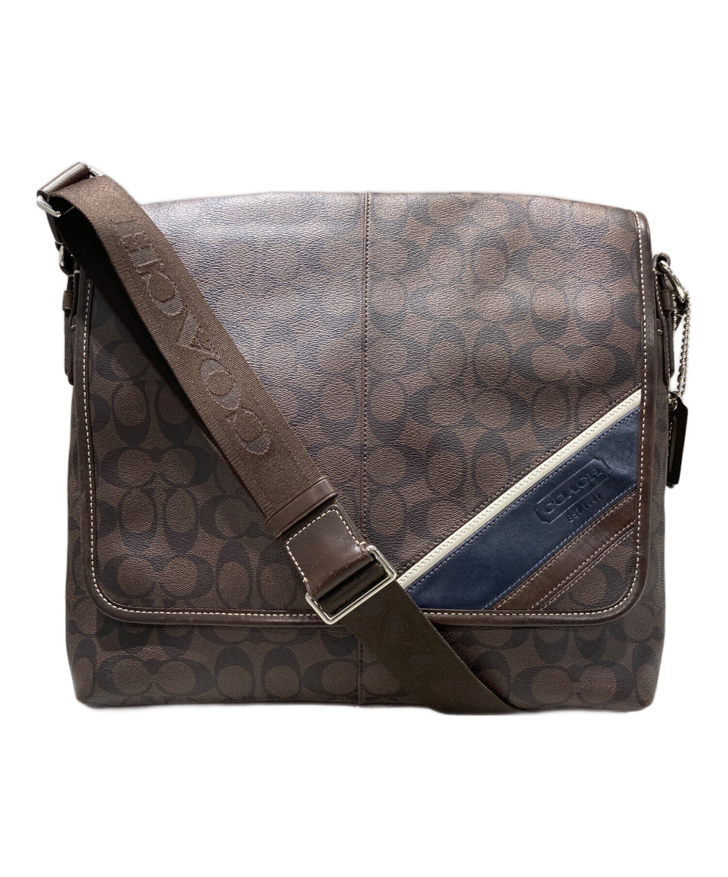 中古・古着通販】COACH (コーチ) ショルダーバッグ ブラウン｜ブランド