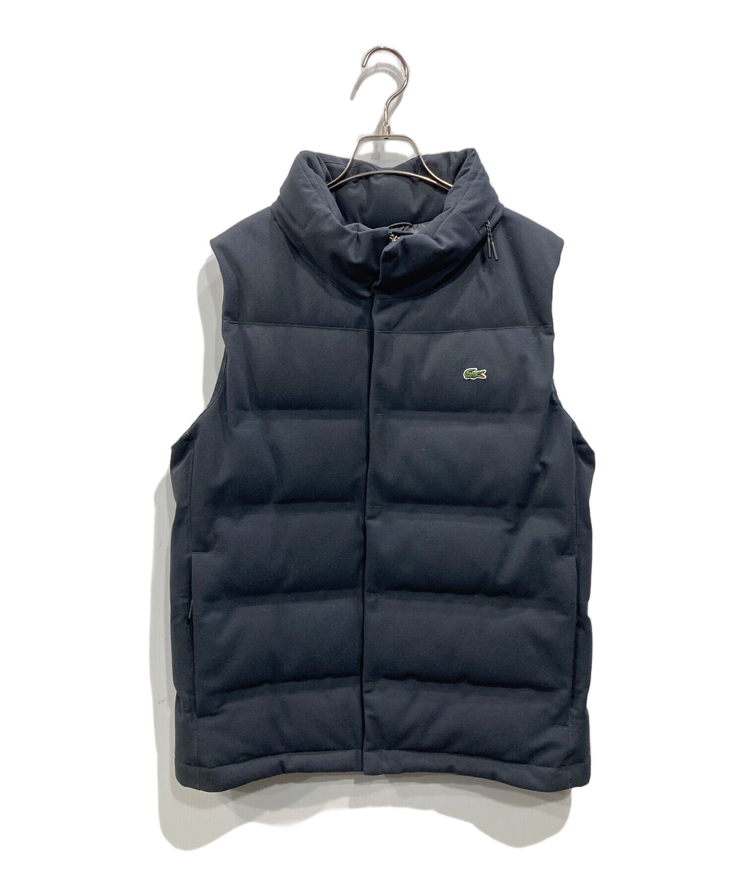 中古・古着通販】LACOSTE (ラコステ) ピケダウンベスト ブラック