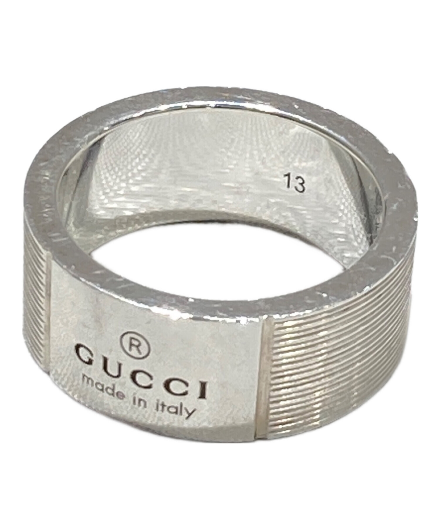 中古・古着通販】GUCCI (グッチ) シルバーリング サイズ:13号