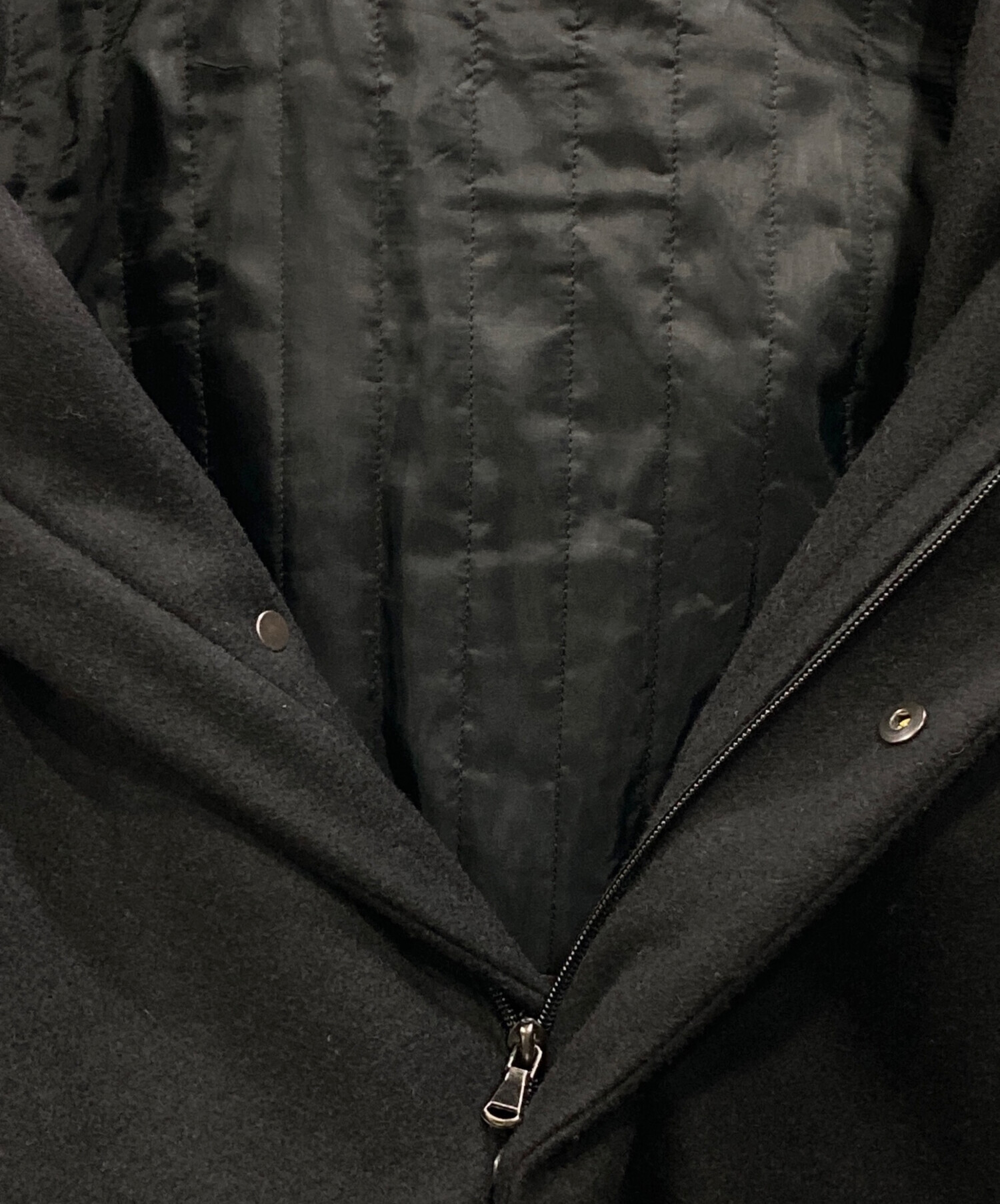 中古・古着通販】TAGLIATORE (タリアトーレ) ウールコート ブラック