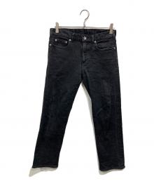 中古・古着通販】kinema. (キネマ.) cropped denim ブラック サイズ:M 