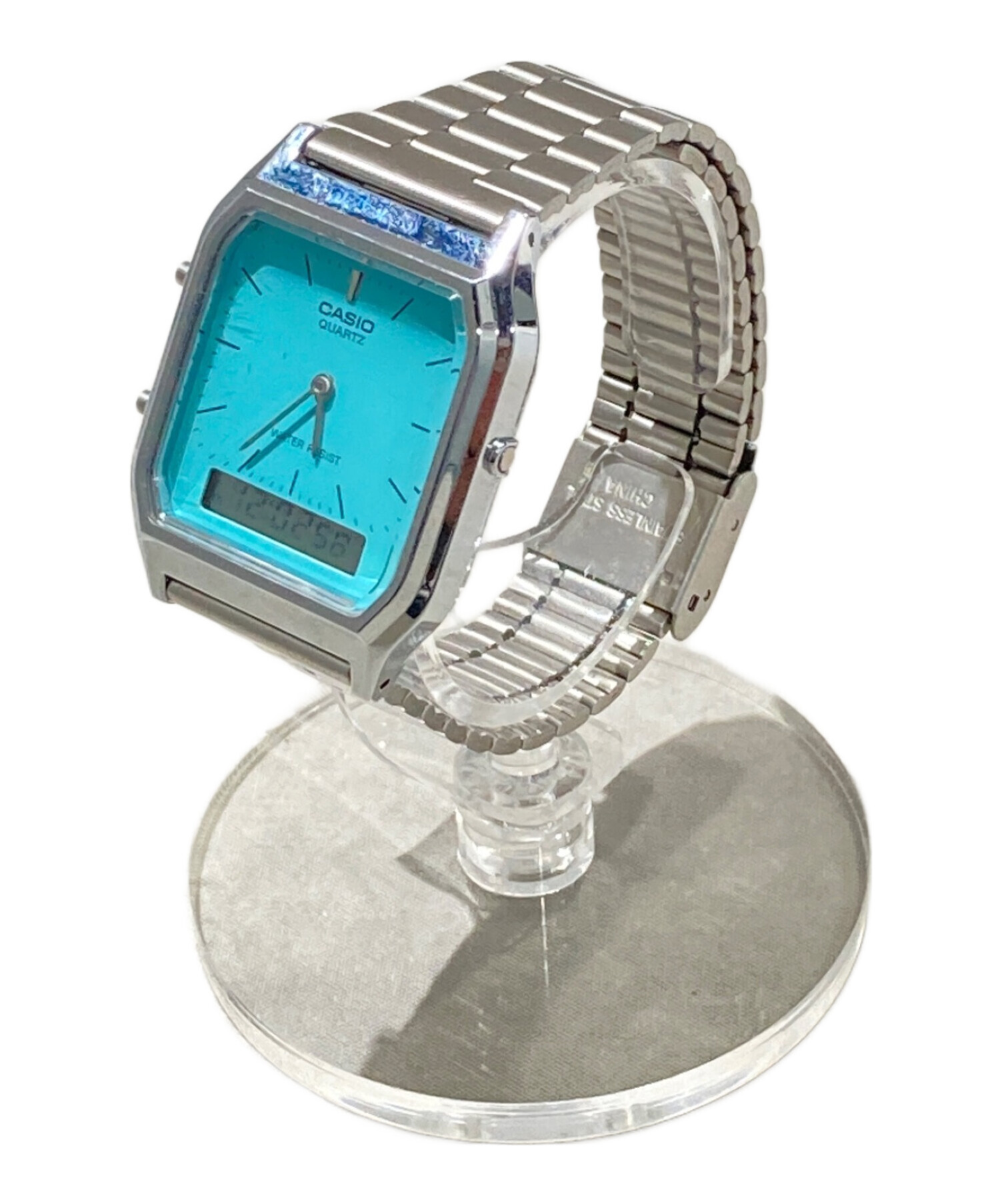 中古・古着通販】CASIO (カシオ) 腕時計 スカイブルー｜ブランド・古着