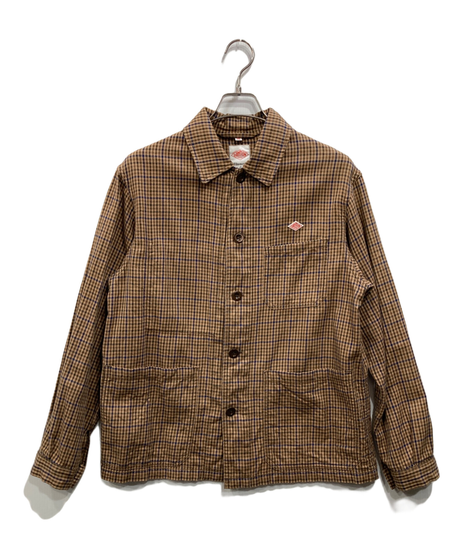中古・古着通販】DANTON (ダントン) カバーオール ブラウン サイズ:S