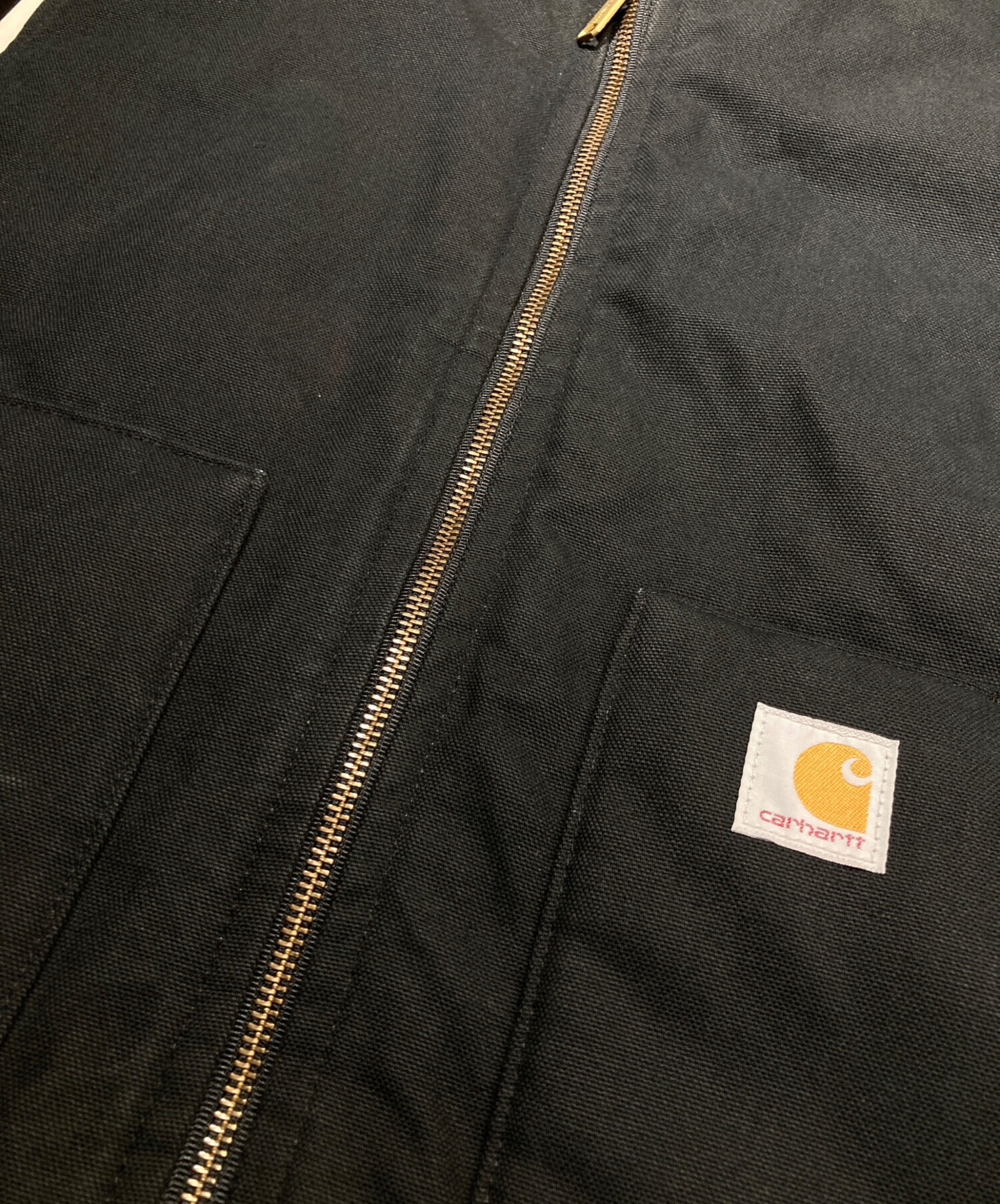 中古・古着通販】CarHartt (カーハート) ダックベスト ブラック サイズ