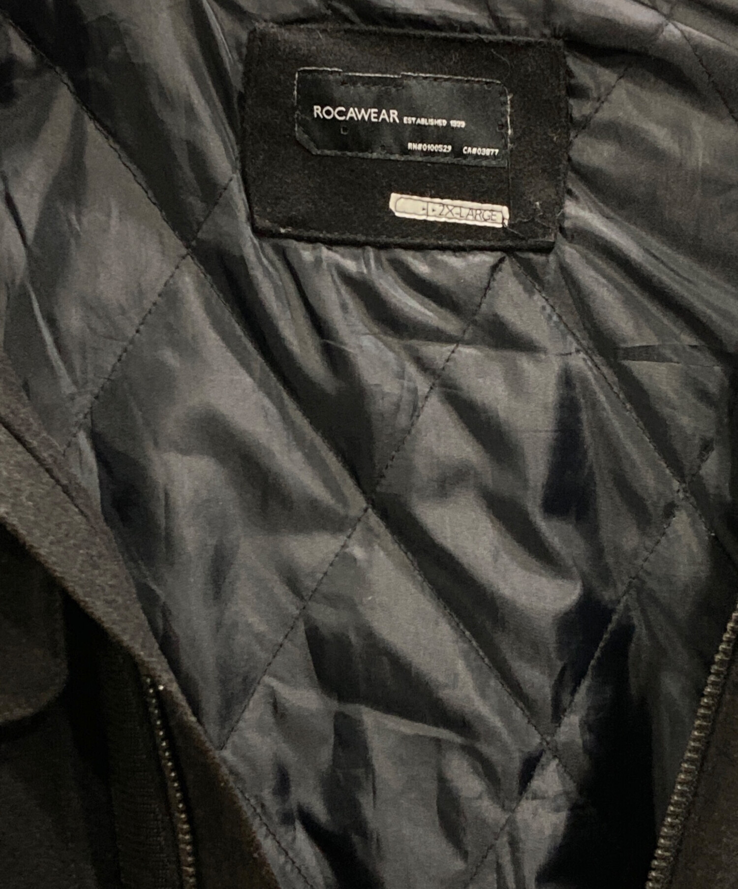 中古・古着通販】ROCA WEAR (ロカウェア) ウールジャケット ブラック