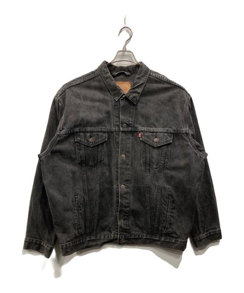 中古・古着通販】LEVI'S (リーバイス) 先染デニムジャケット ブラック