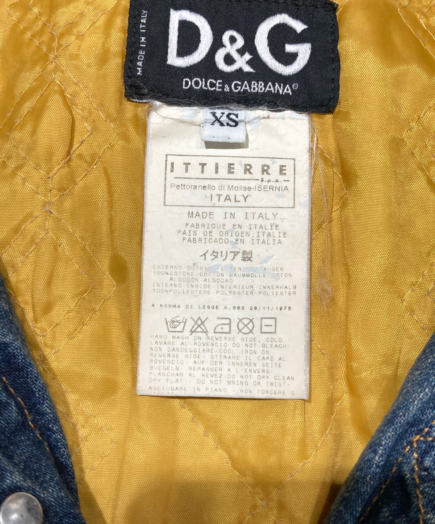 中古・古着通販】DOLCE & GABBANA (ドルチェ＆ガッバーナ) 切替デニム