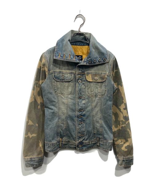 希少 DOLCE&GABBANA　カルガンゴートデニムジャケット　44サイズ 中古・古着通販】DOLCE & GABBANA (ドルチェ＆ガッバーナ) 切替デニム
