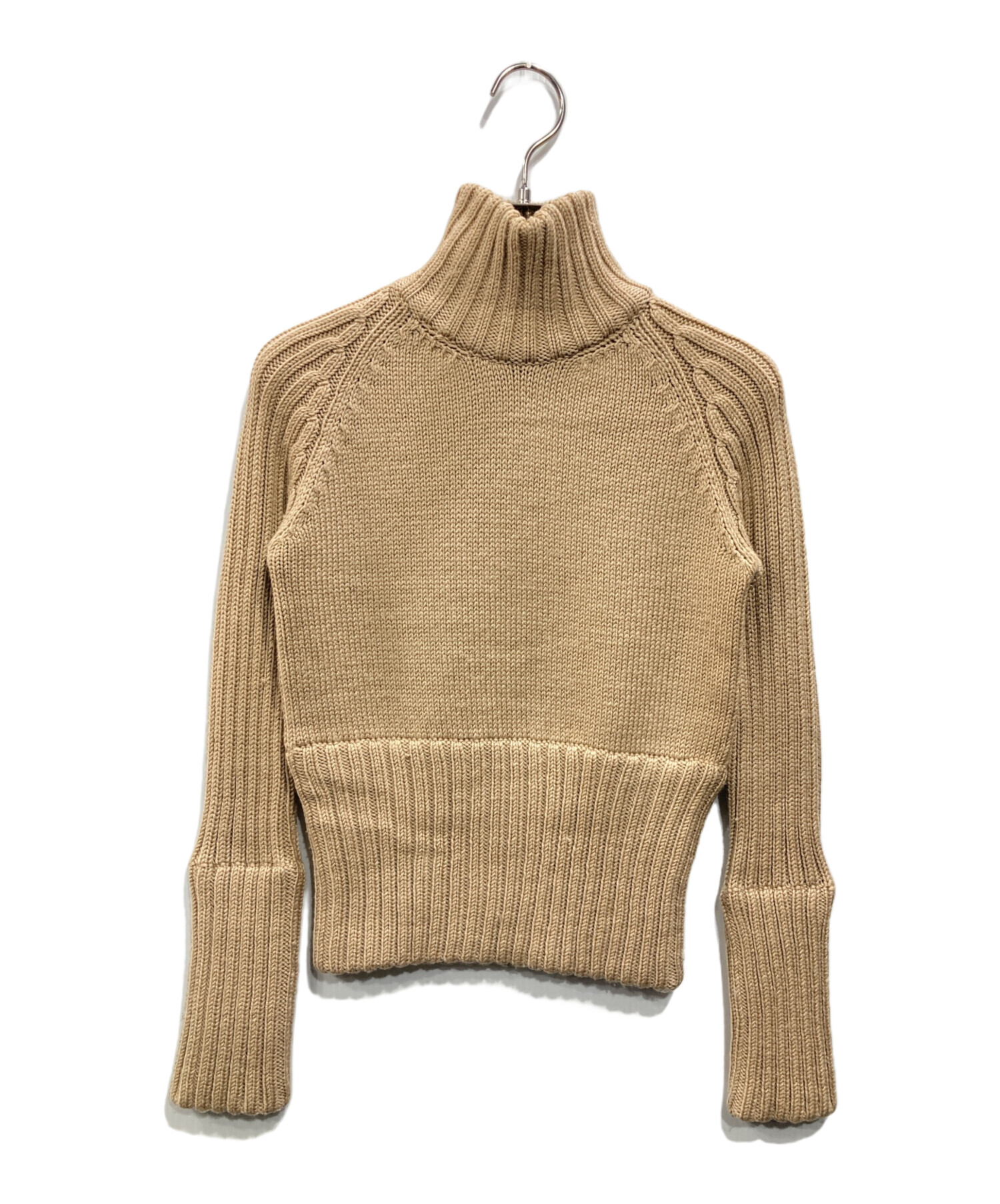 中古・古着通販】GUCCI (グッチ) タートルネックニット ベージュ