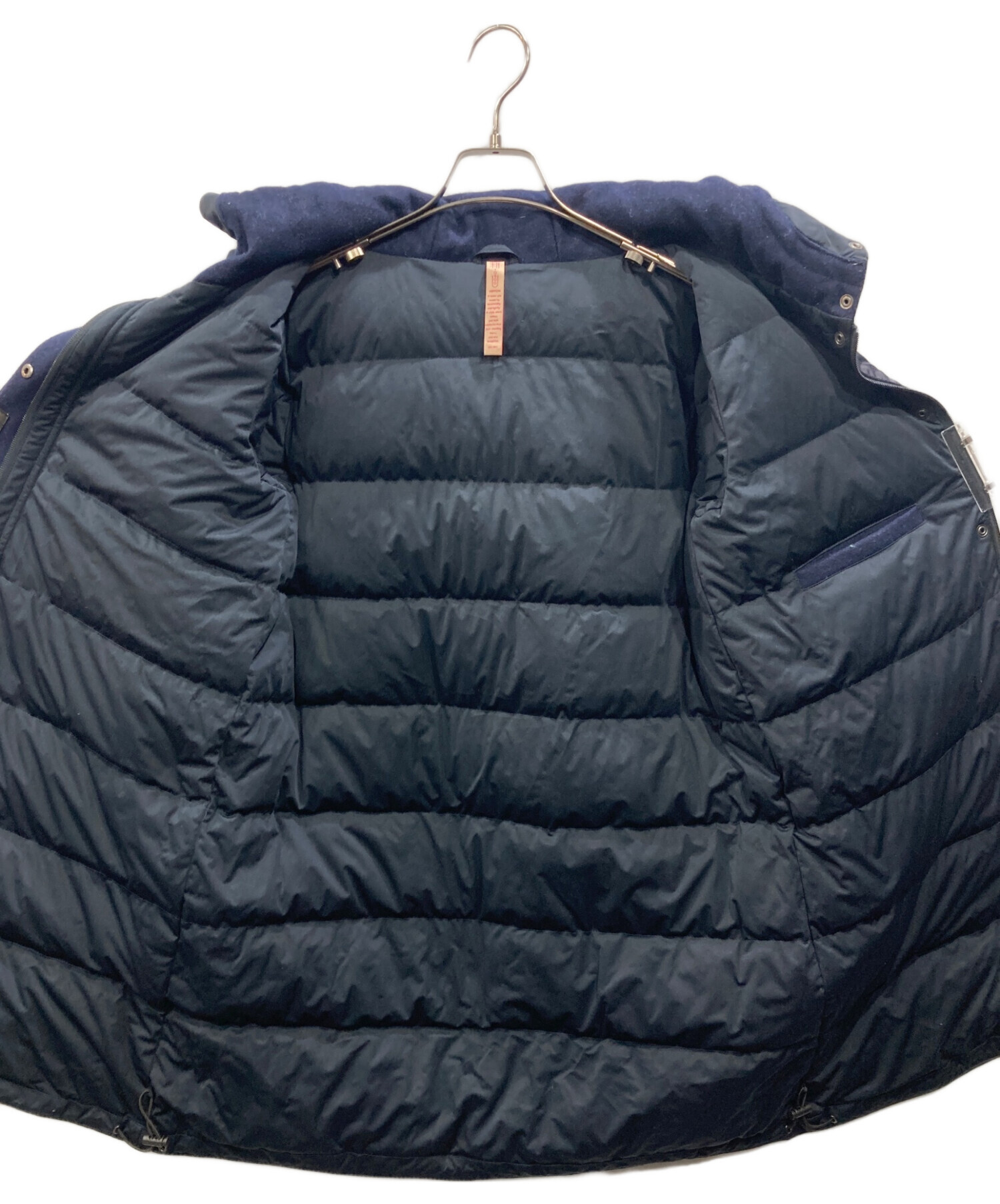 中古・古着通販】yosoou (ヨソオウ) ダウンコート ネイビー サイズ:2