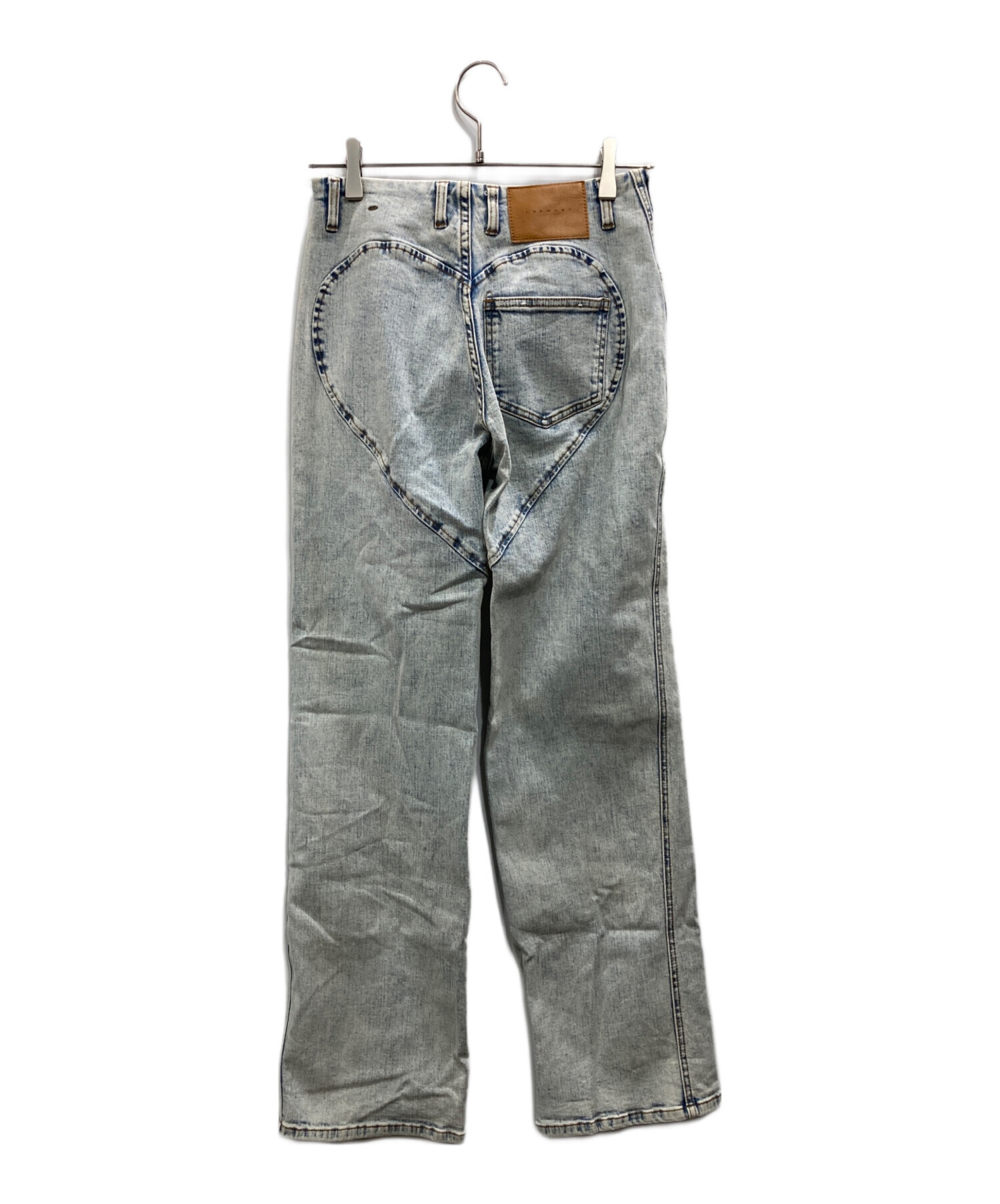 中古・古着通販】andmary (アンドマリー) ハートヒップデニムパンツ