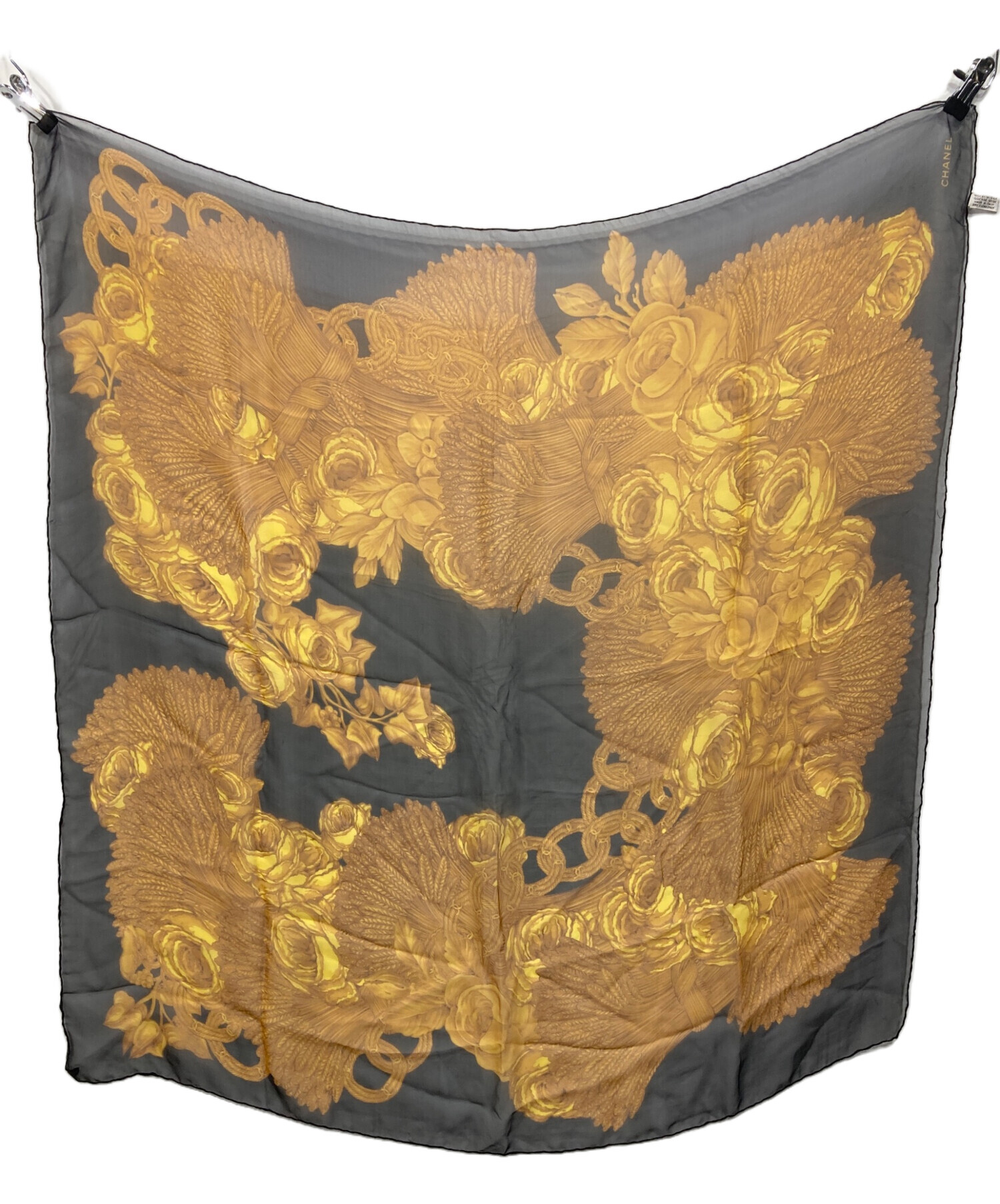 中古・古着通販】CHANEL (シャネル) ヴィンテージタッセル柄シルク