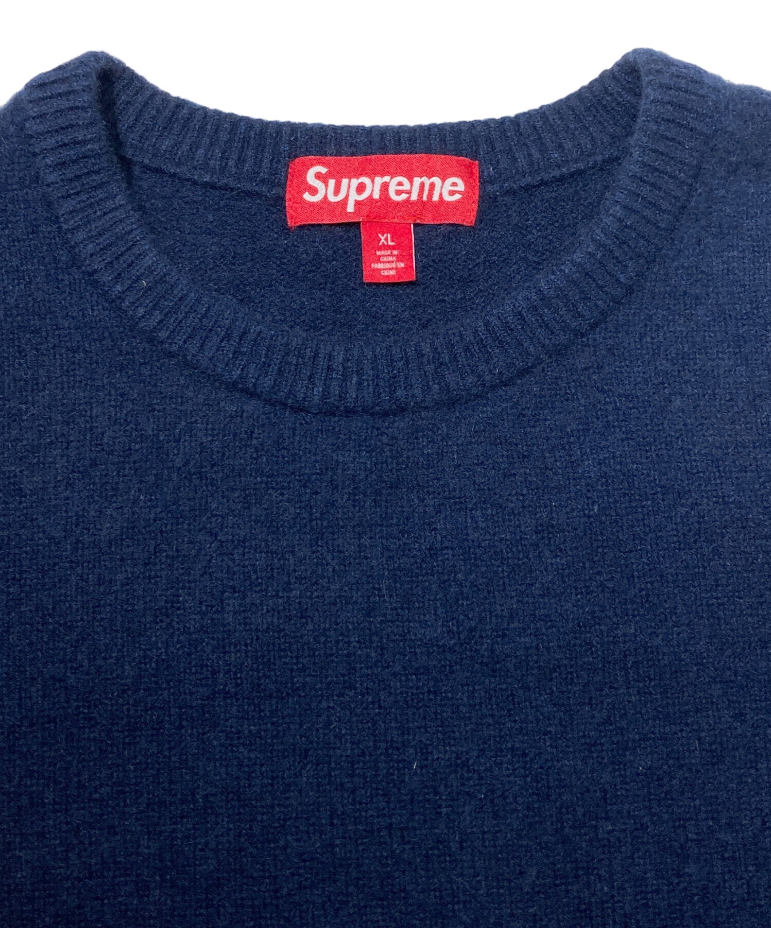 中古・古着通販】SUPREME (シュプリーム) Cashmere Sweater ネイビー