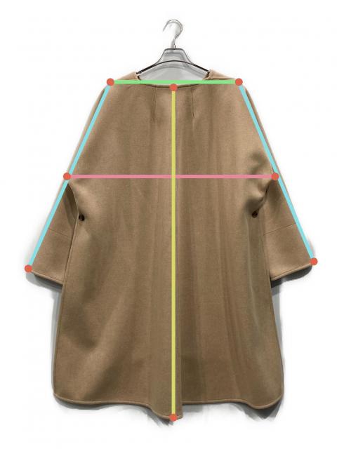 中古・古着通販】SEA (シー) ウールダブルフェイスメルトンポンチョ