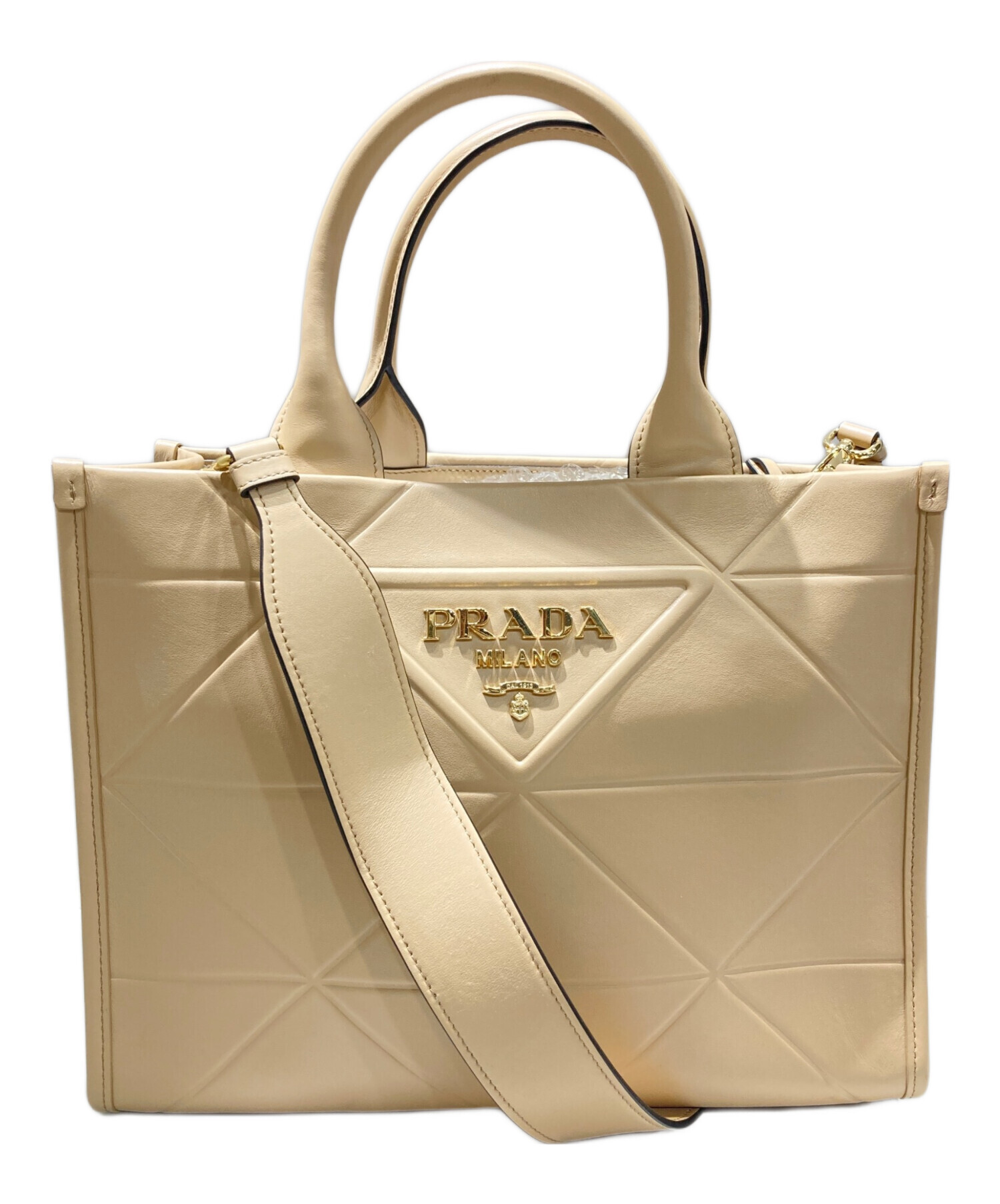 プラダ ショルダーバッグ - B4394 ベージュ PRADA - プラダ ショルダーバッグ - B4394 ベージュの通販 by ブラン