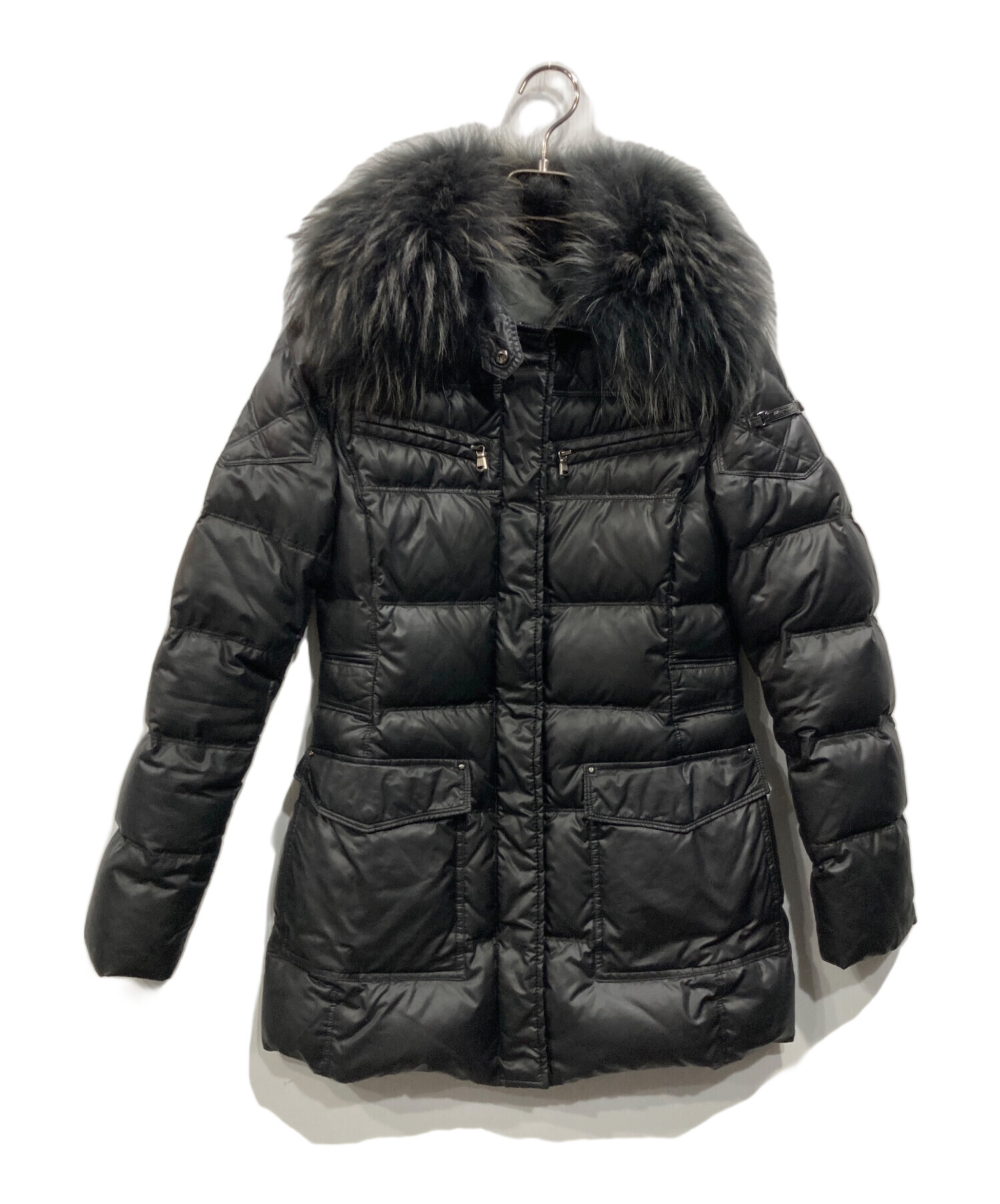 極美品　イタリア製　HETREGO エトレゴ　ダウンジャケット　ダウン95% 黒 中古・古着通販】HETREGO (エトレゴ) ダウンジャケット ブラック