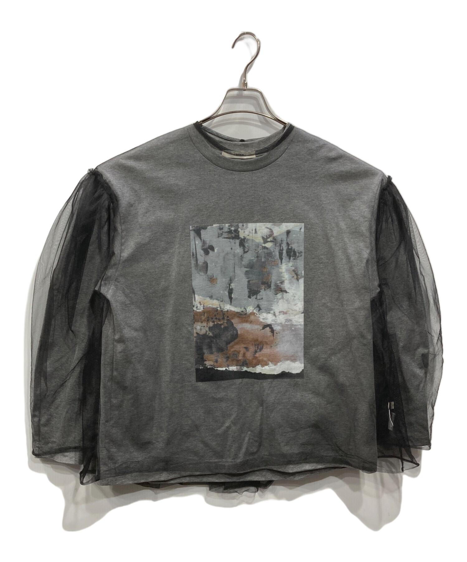 中古・古着通販】LOHEN (ローヘン) チュールレイヤードジオメトリー