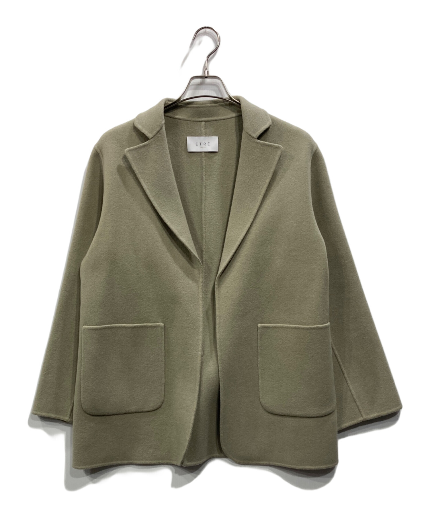 美品　ETRE TOKYO エトレ ウールリバージャケット 中古・古着通販】ETRE TOKYO (エトレトウキョウ) ウールリバー