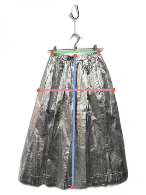 中古・古着通販】machatt (マチャット) メタリックスカート シルバー