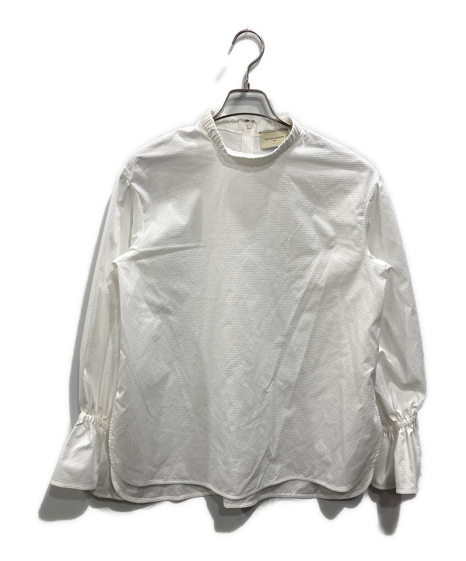 UNITED ARROWS ユナイテッドアローズ ブラウス 36(S位) 白 【古着】【中古】 BEAUTY&YOUTH UNITED ARROWS - BEAUTY&YOUTH UNITED ARROWS ブラウス M