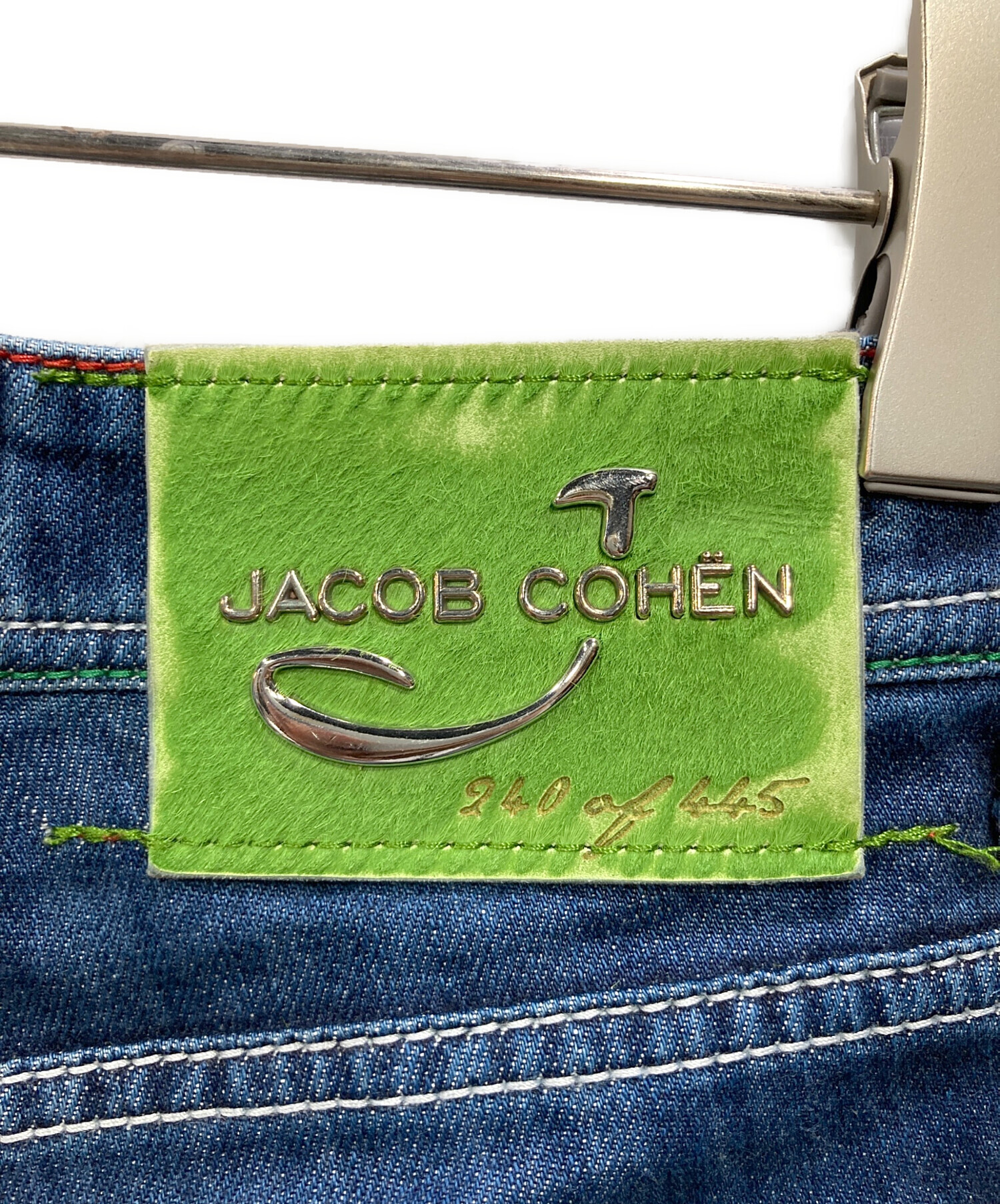 中古・古着通販】JACOB COHEN (ヤコブコーエン) デニムパンツ ブルー