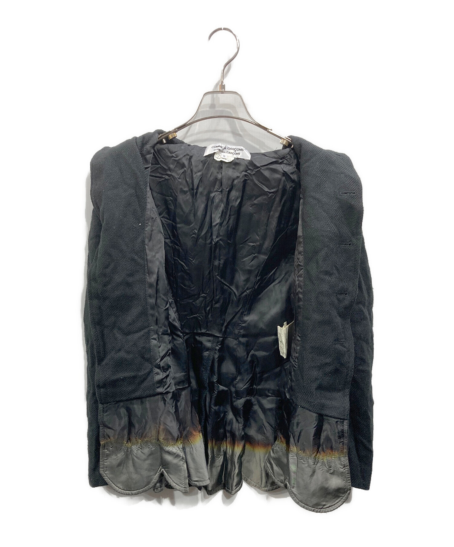 BLACK COMME des GARCONS スカラップ テーラードジャケット 【公式通販】