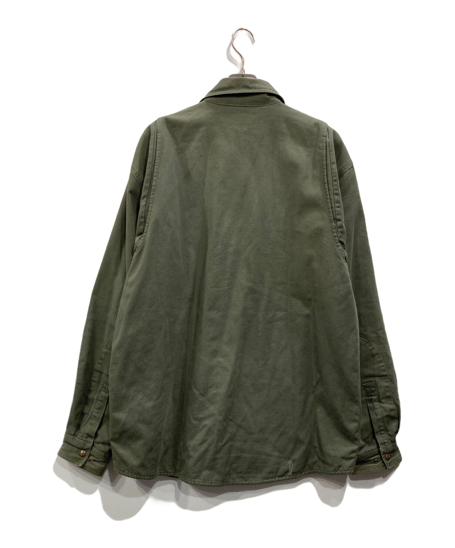 中古・古着通販】CarHartt (カーハート) シャツジャケット オリーブ