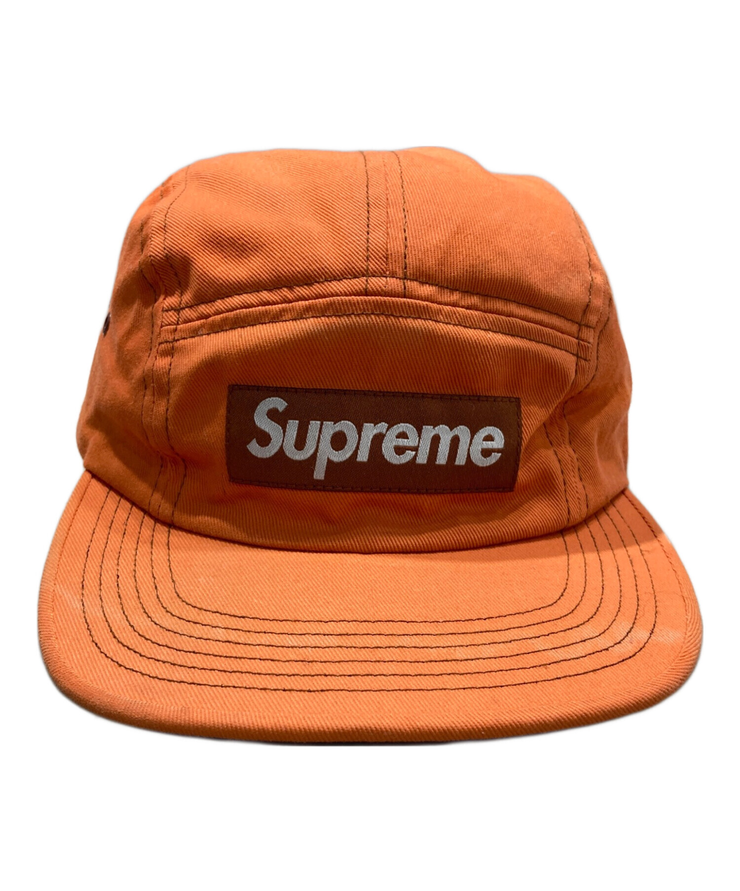 Supreme シュプリーム キャップ メンズ 【古着】【中古】 中古・古着通販】Supreme (シュプリーム) キャップ オレンジ｜ブランド