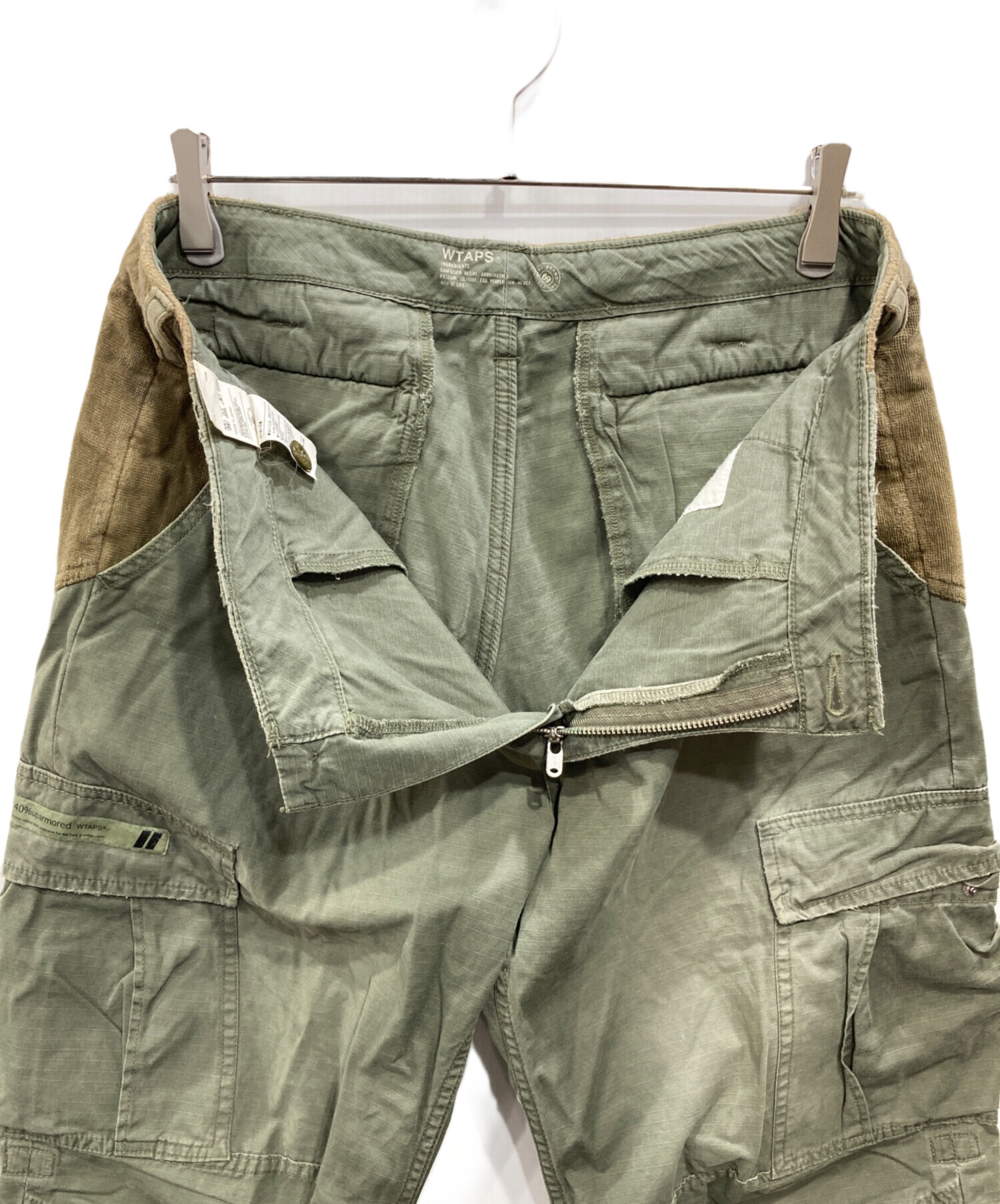 中古・古着通販】WTAPS (ダブルタップス) 切替ハーフパンツ オリーブ