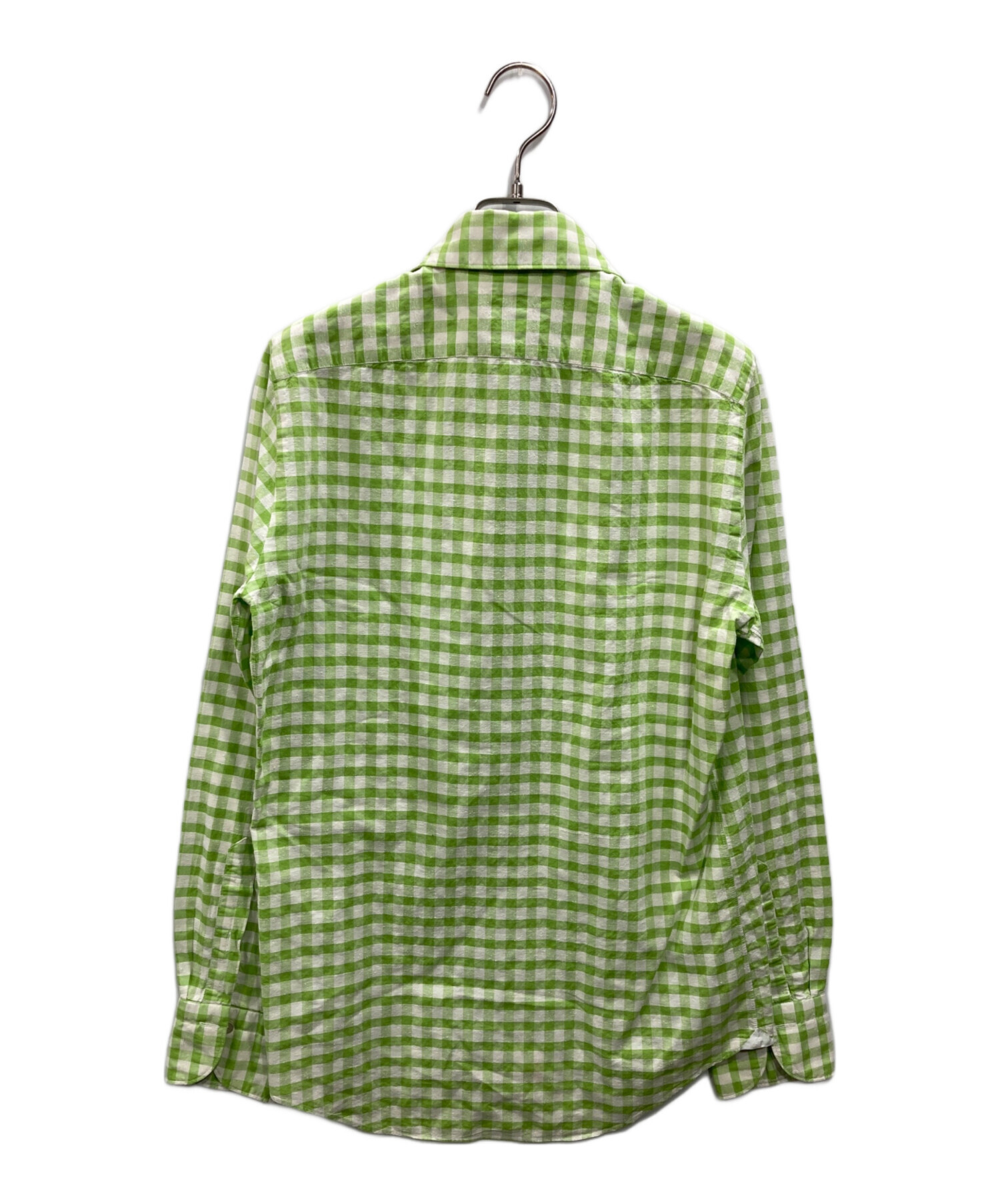 中古・古着通販】Finamore (フィナモレ) ギンガムチェックシャツ