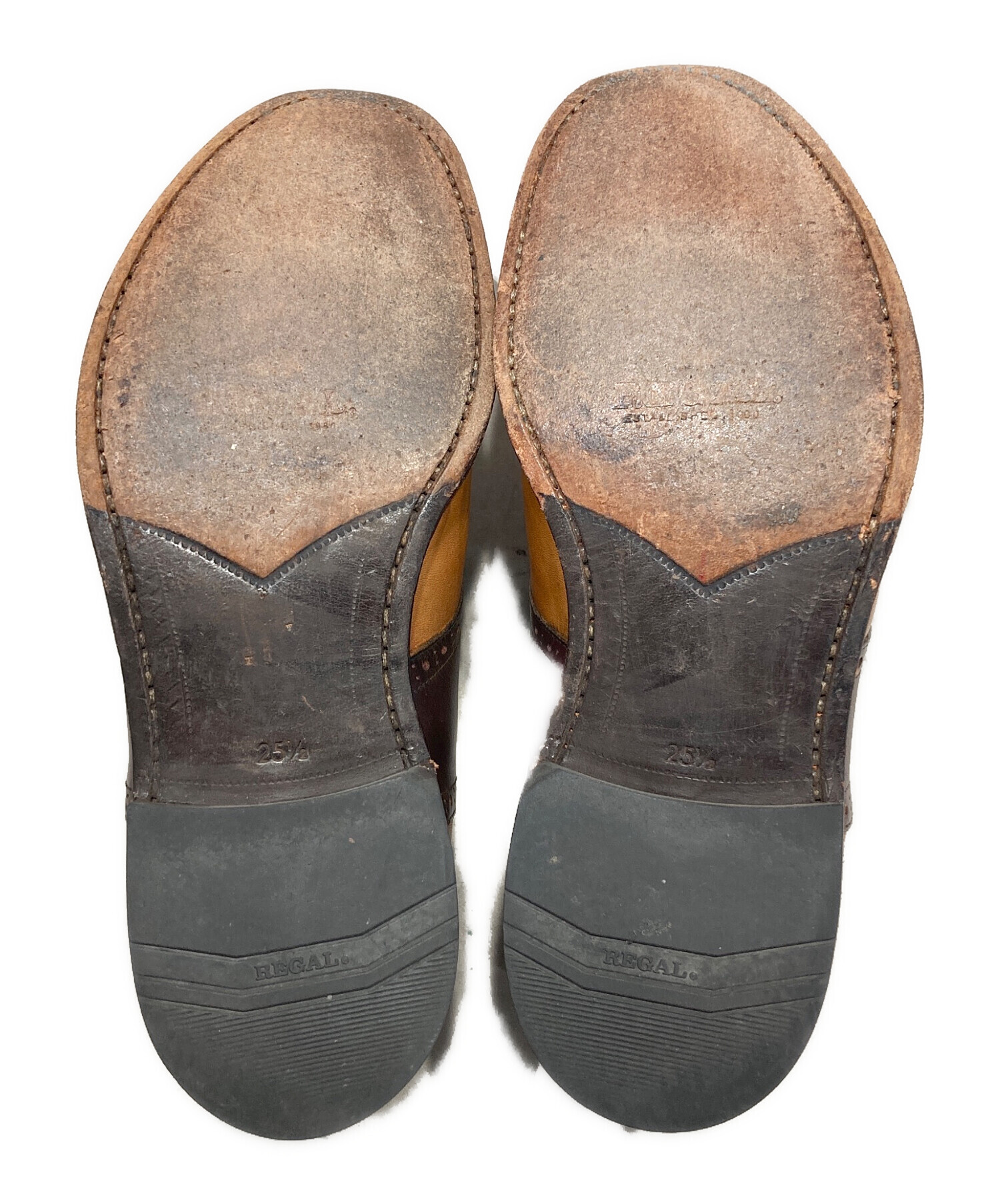 新古品　REGAL リーガル　レザー サドルシューズ　ブラウン　26.5 中古・古着通販】REGAL (リーガル) SADDLE SHOES／サドルシューズ