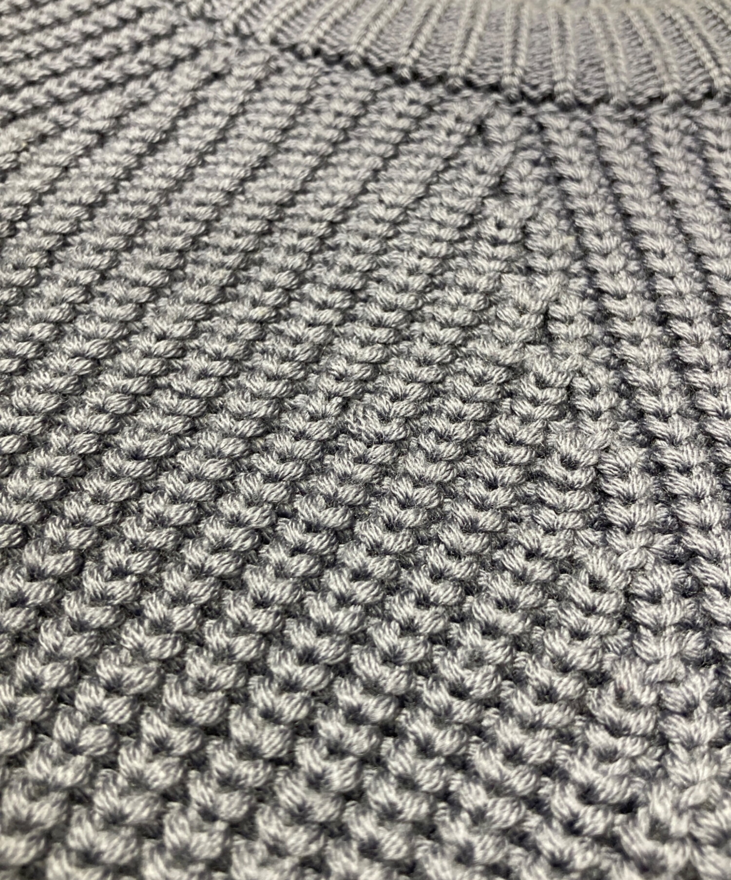 中古・古着通販】BATONER (バトナ―) ウール5ゲージシグニチャー畦編み