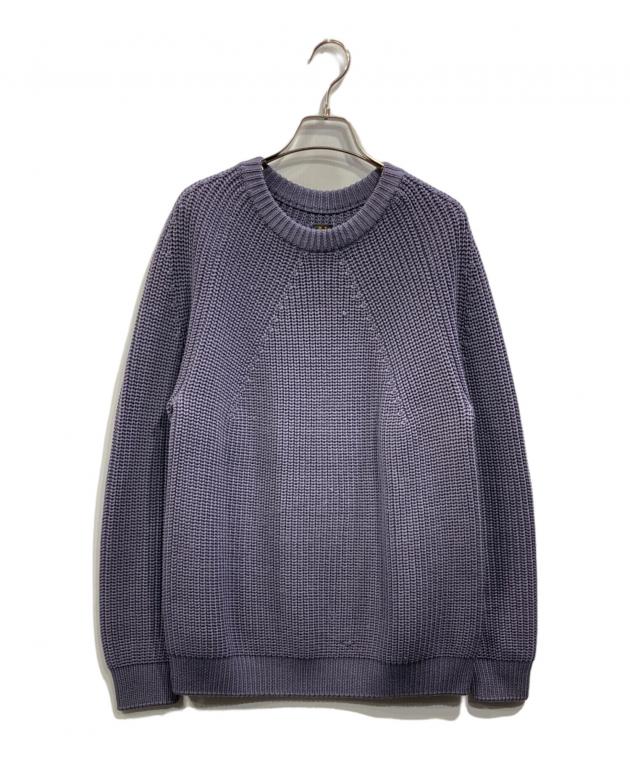 中古・古着通販】BATONER (バトナ―) ウール5ゲージシグニチャー畦編み