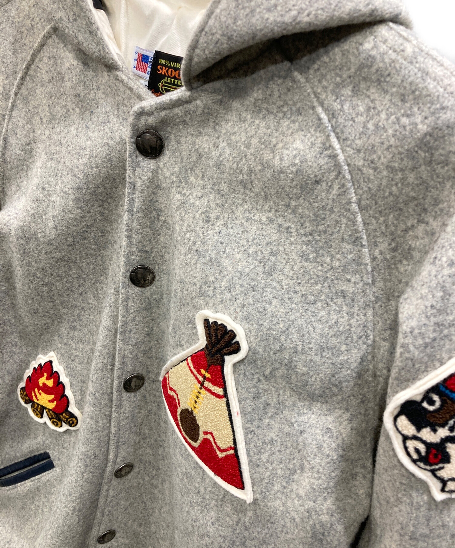 中古・古着通販】skookum (スクーカム) beaver (ビーバー) スタジャン