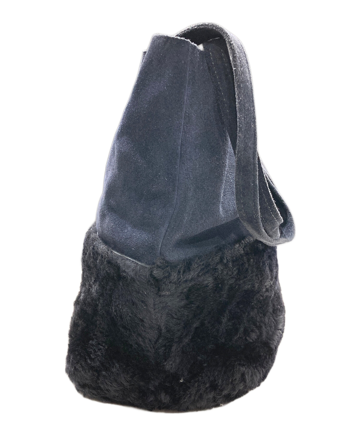 OWEN BARRY ムートン　バッグ　黒 OWEN BARRY（オーエンバリー） 【定価4.2万】オーエンバリー *ムートン