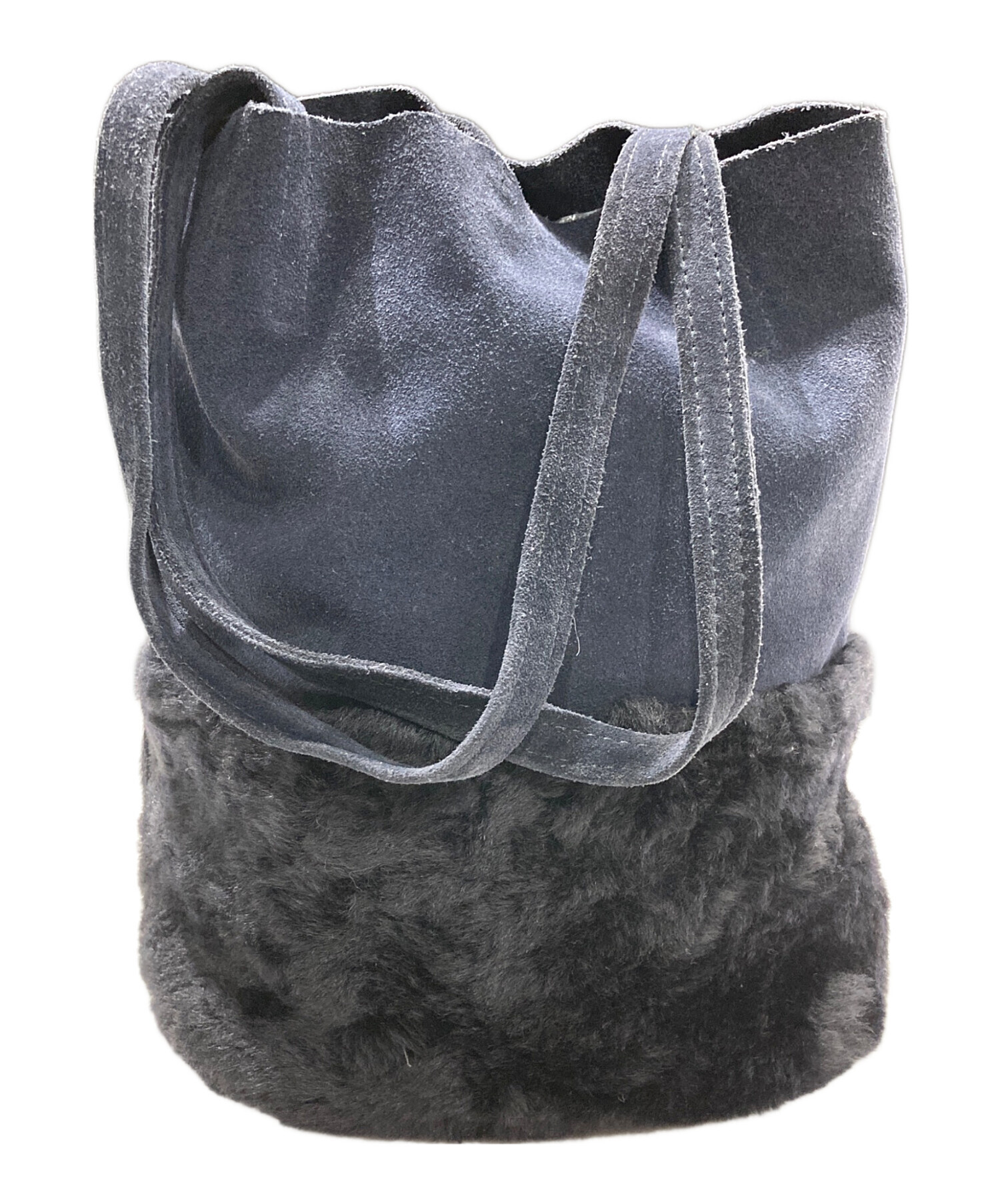 OWEN BARRY ムートン　バッグ　黒 OWEN BARRY ムートンバッグ黒